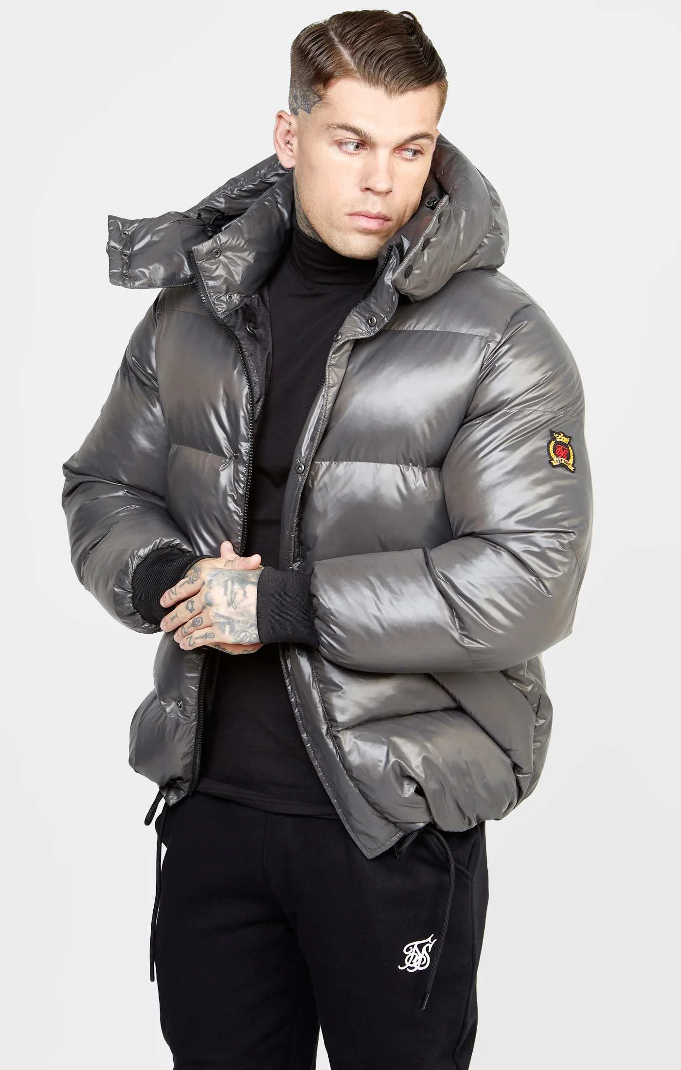 Grey Puffer Jacket