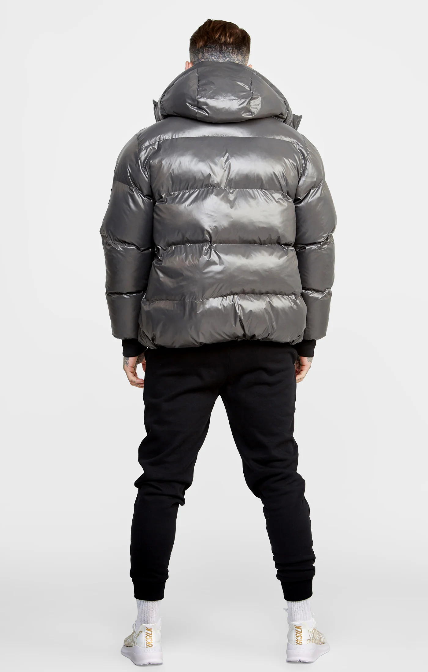 Grey Puffer Jacket - Image 5