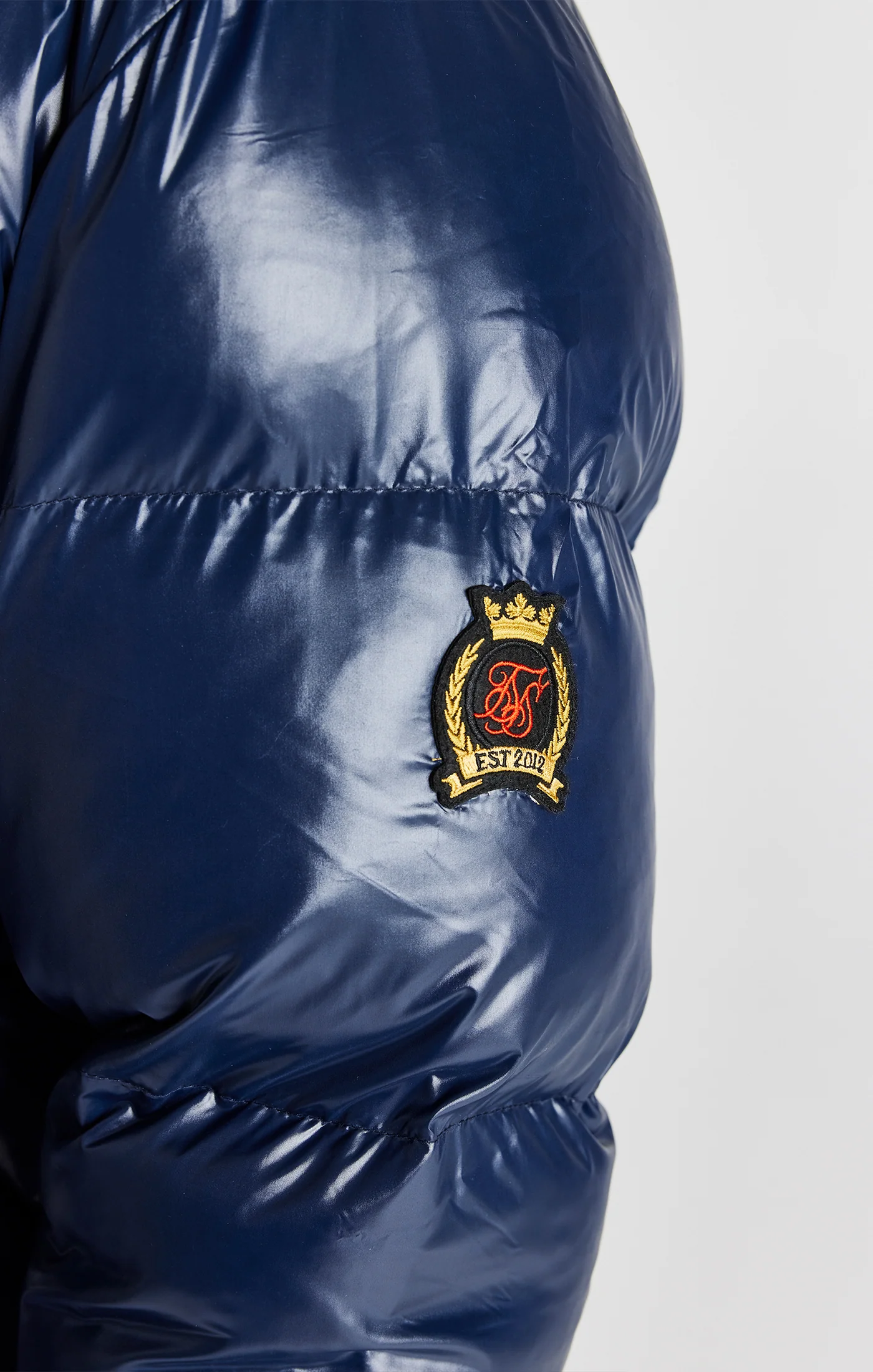 Navy Puffer Jacket - Image 3