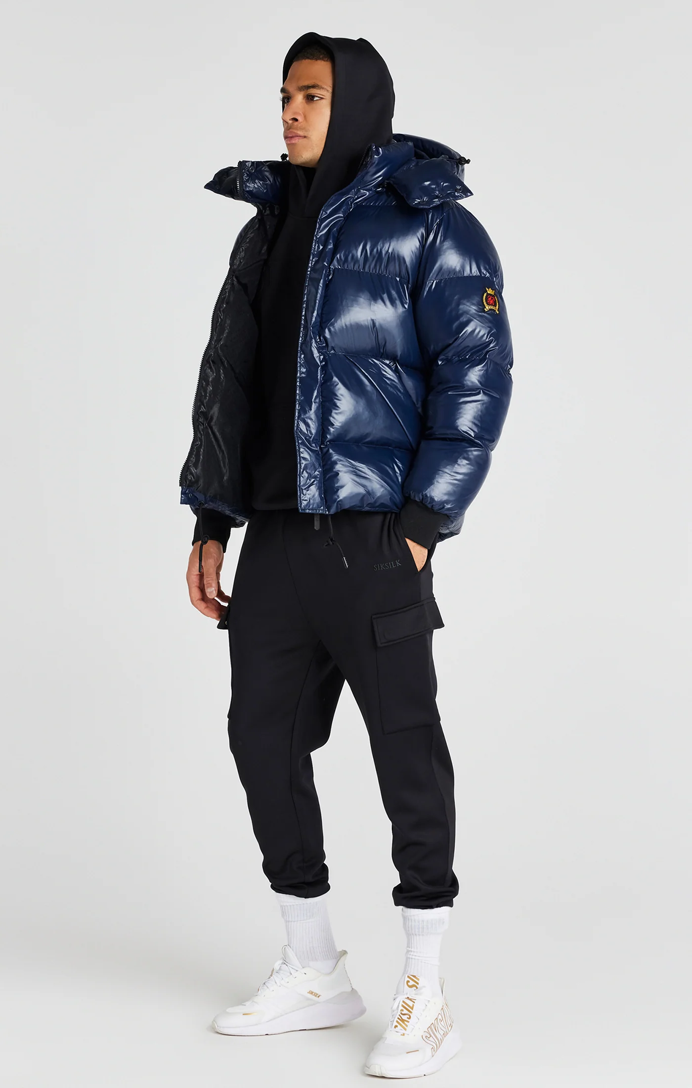 Navy Puffer Jacket - Image 5
