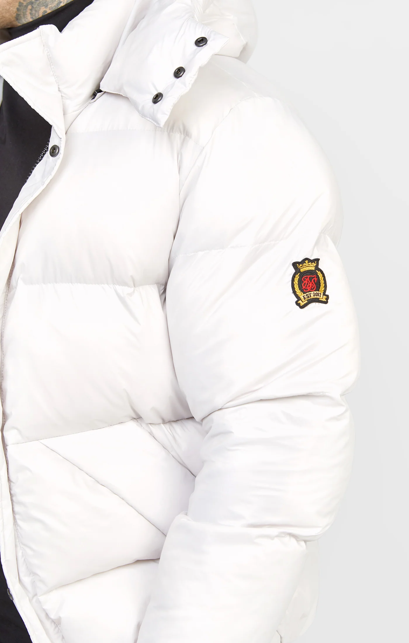Ice Grey Puffer Jacket - Image 2