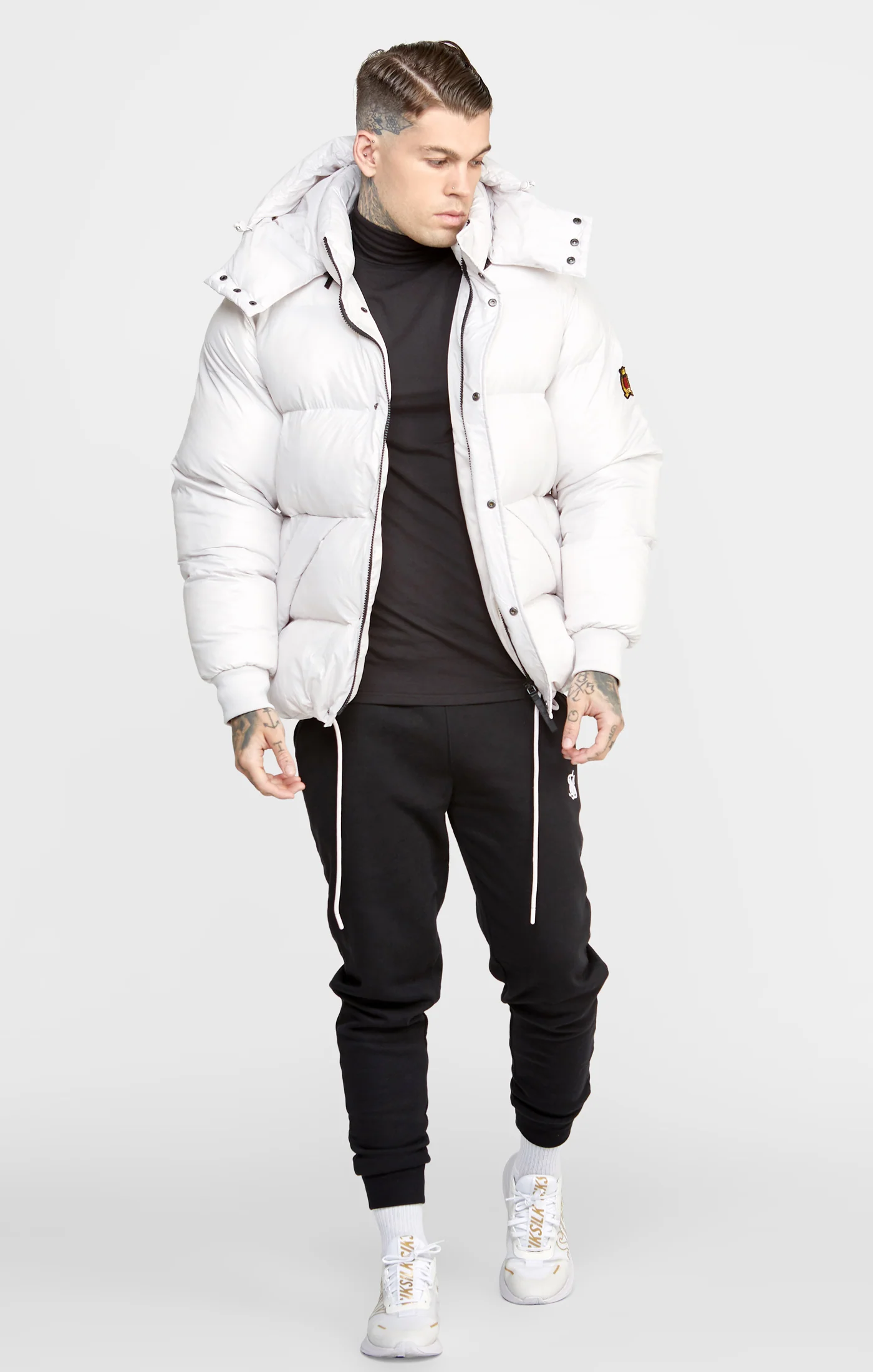 Ice Grey Puffer Jacket - Image 3