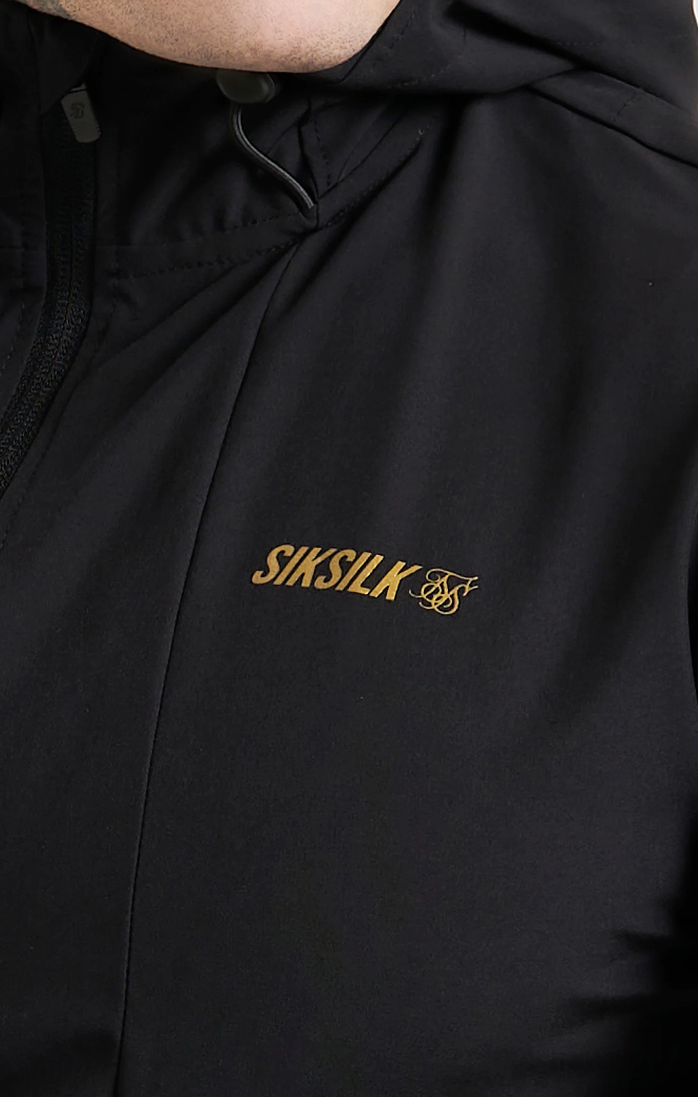 Black Sports Quarter Zip Agility Hoodie - Image 2