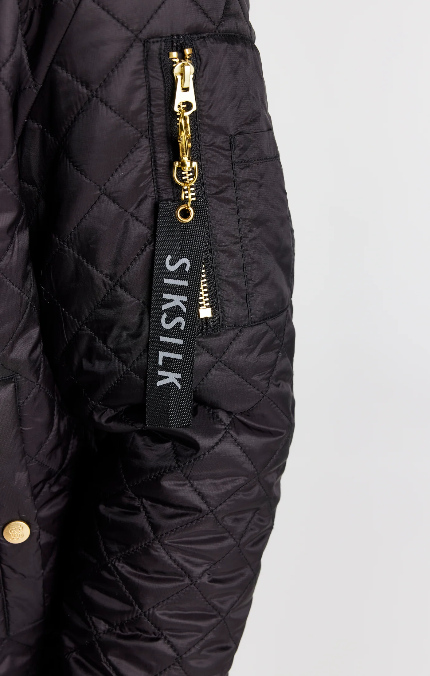 Black Quilted Jacket - Image 12