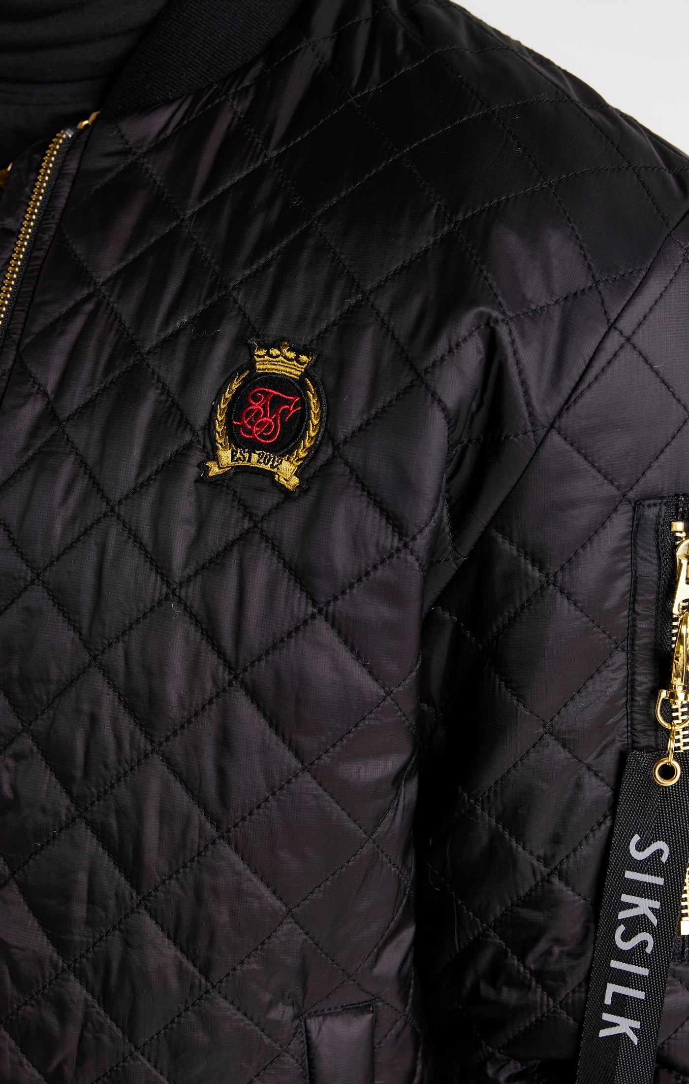 Black Quilted Jacket - Image 5