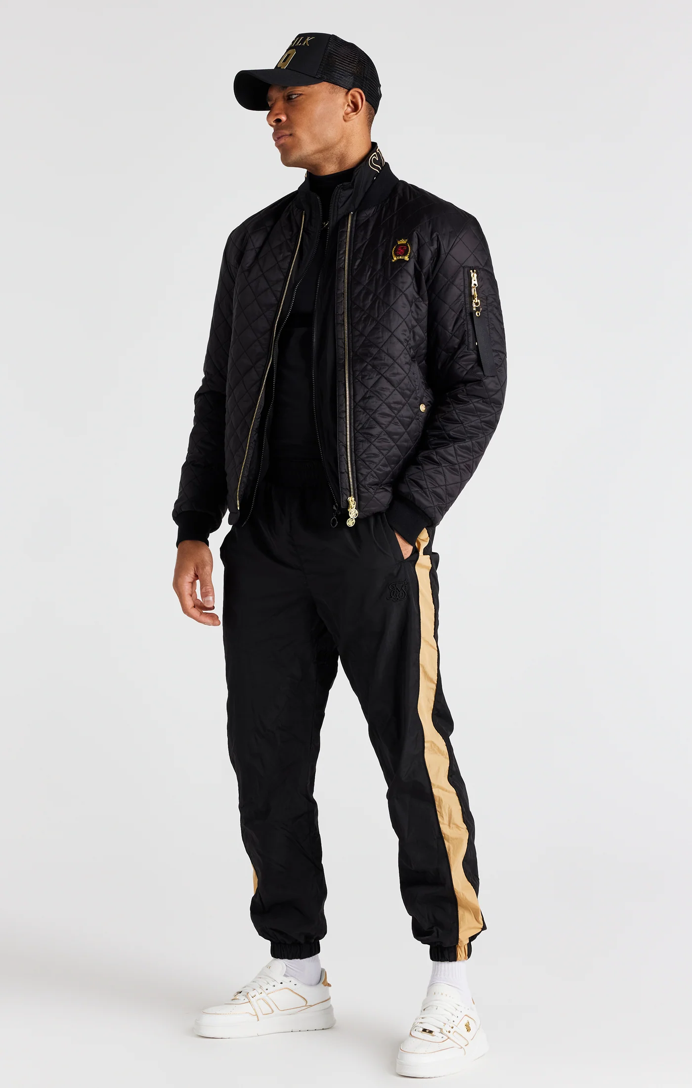 Black Quilted Jacket - Image 7
