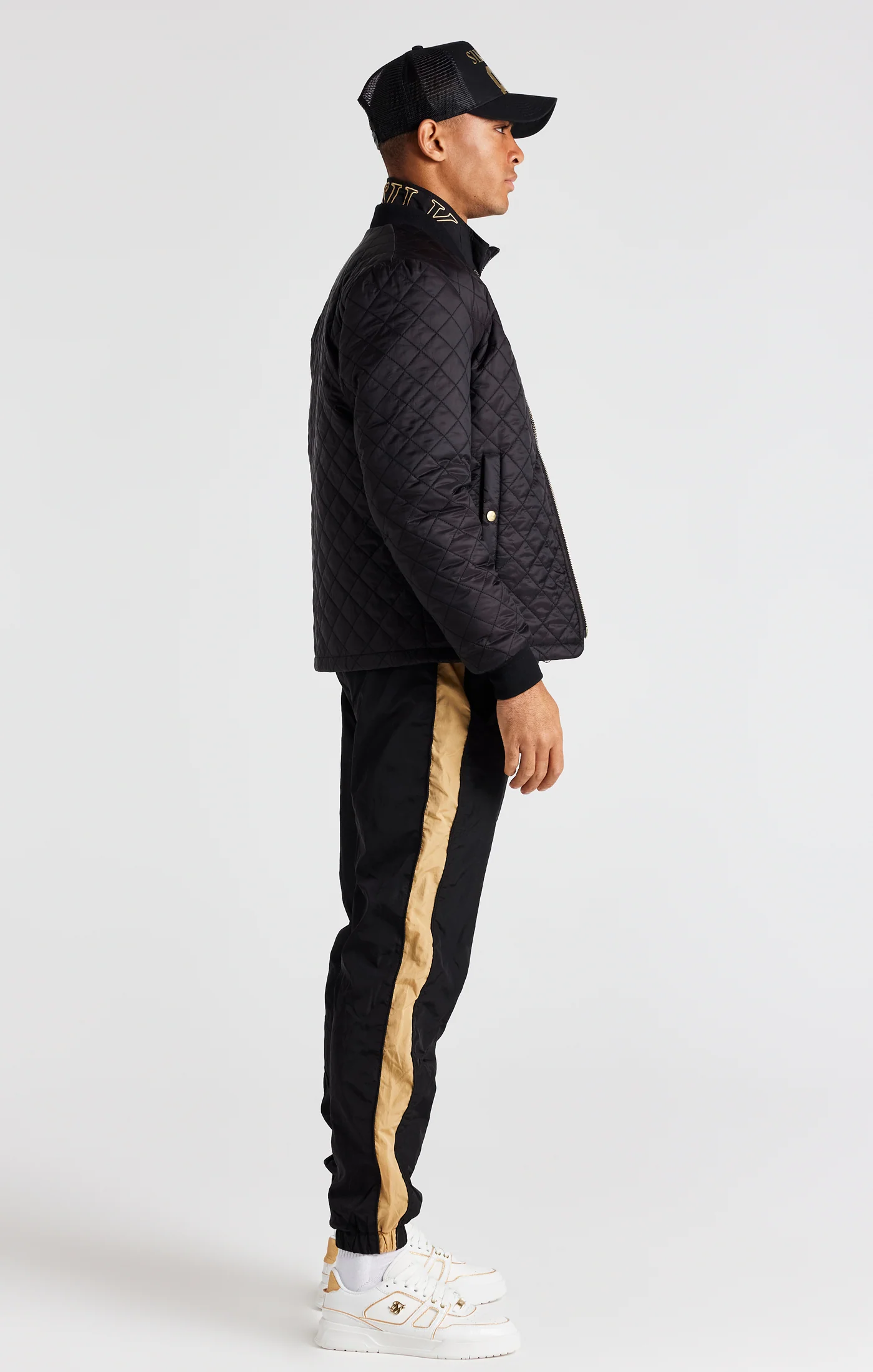 Black Quilted Jacket - Image 8