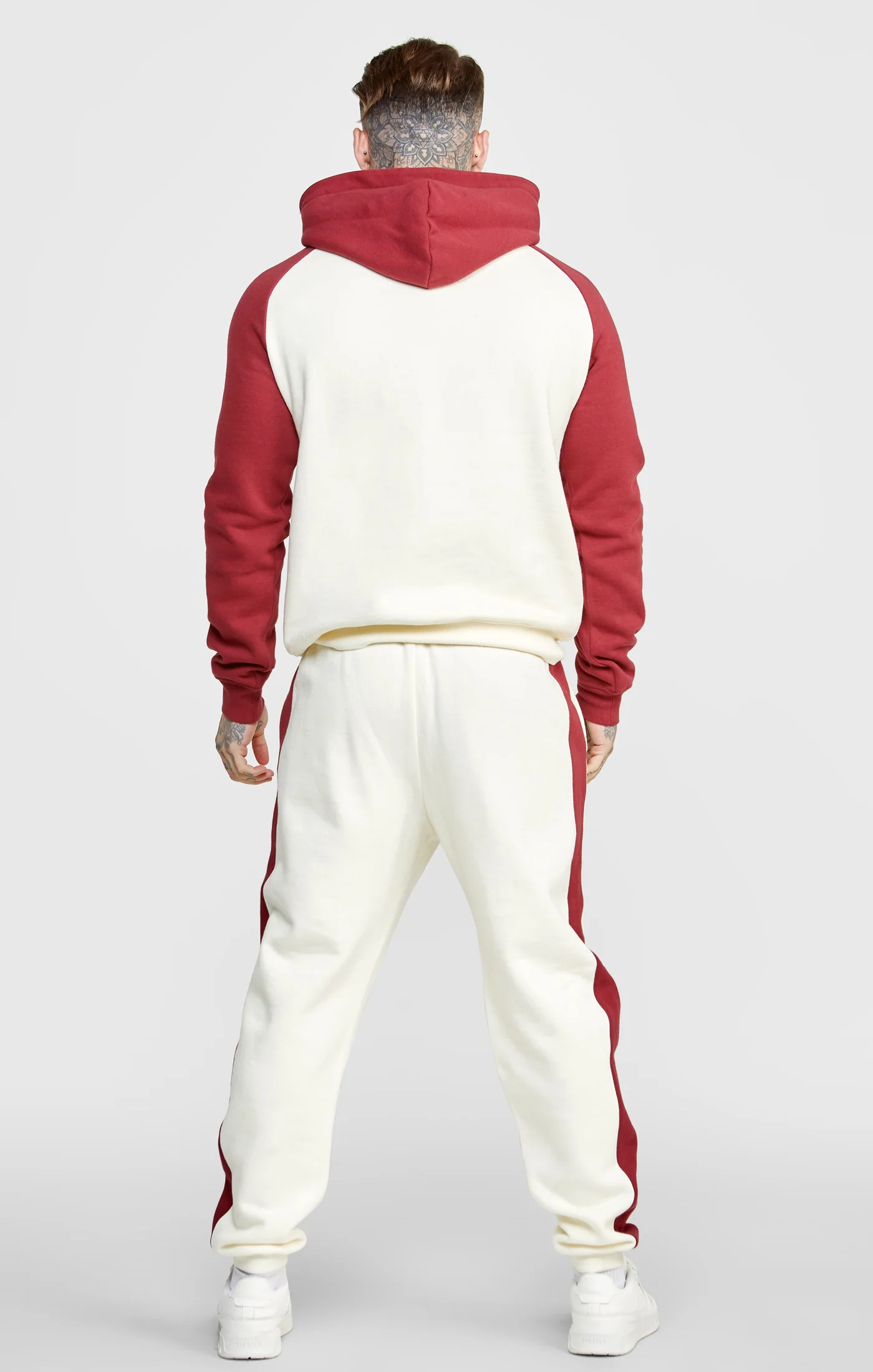 Ecru Raglan Oversized Hoodie - Image 5