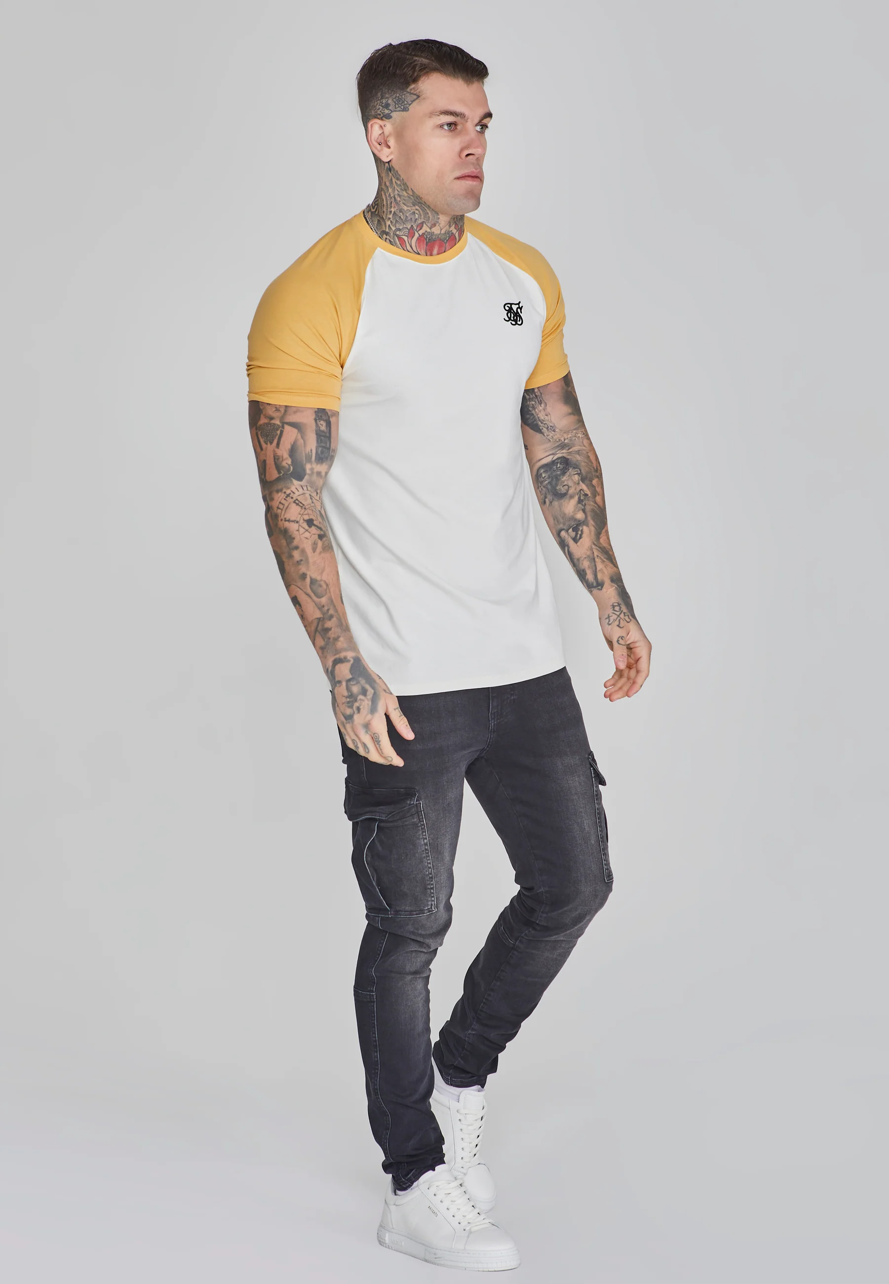 Ecru Yellow Raglan T-Shirt - Image 4