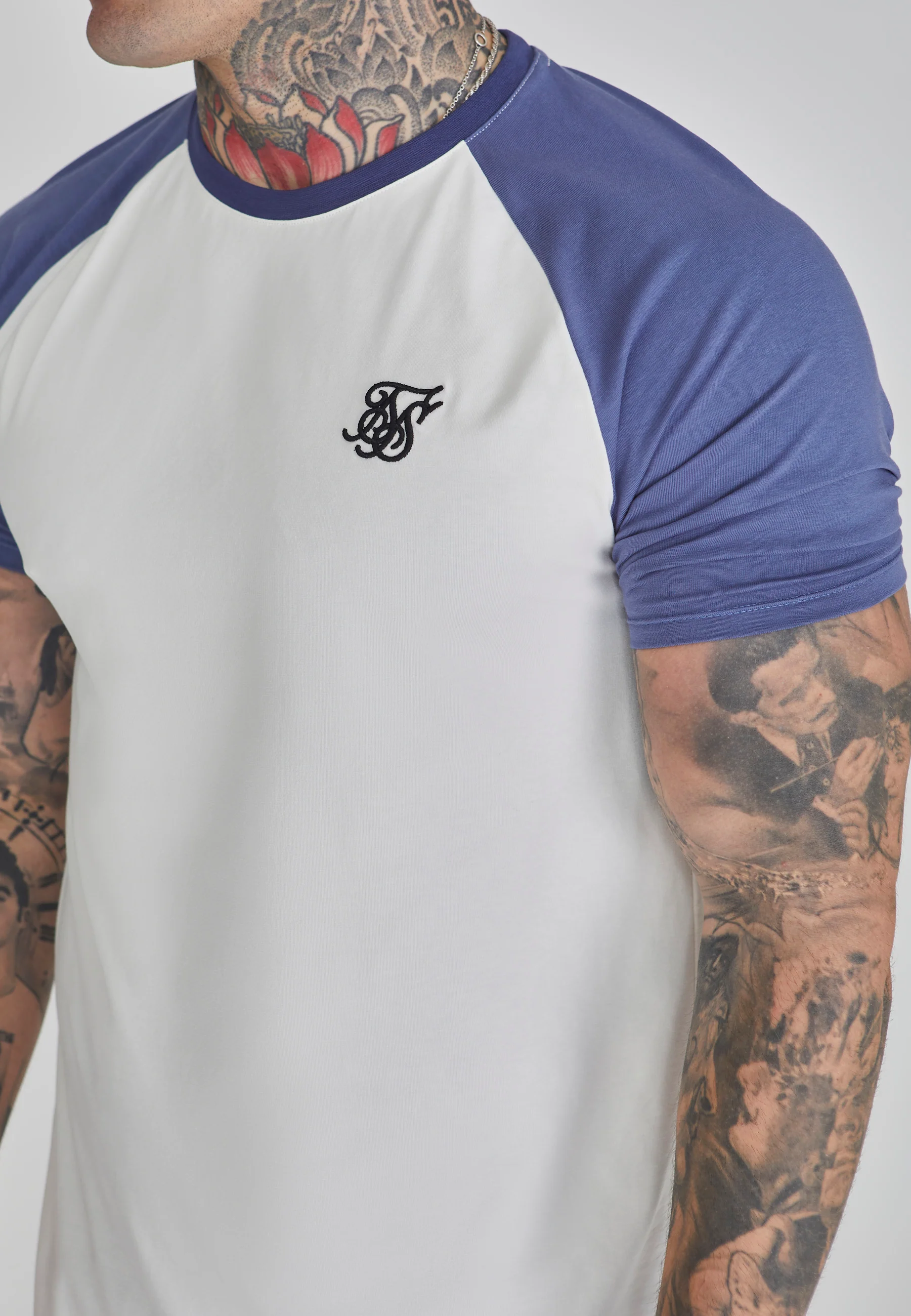 Ecru Blue Raglan T-Shirt - Image 3