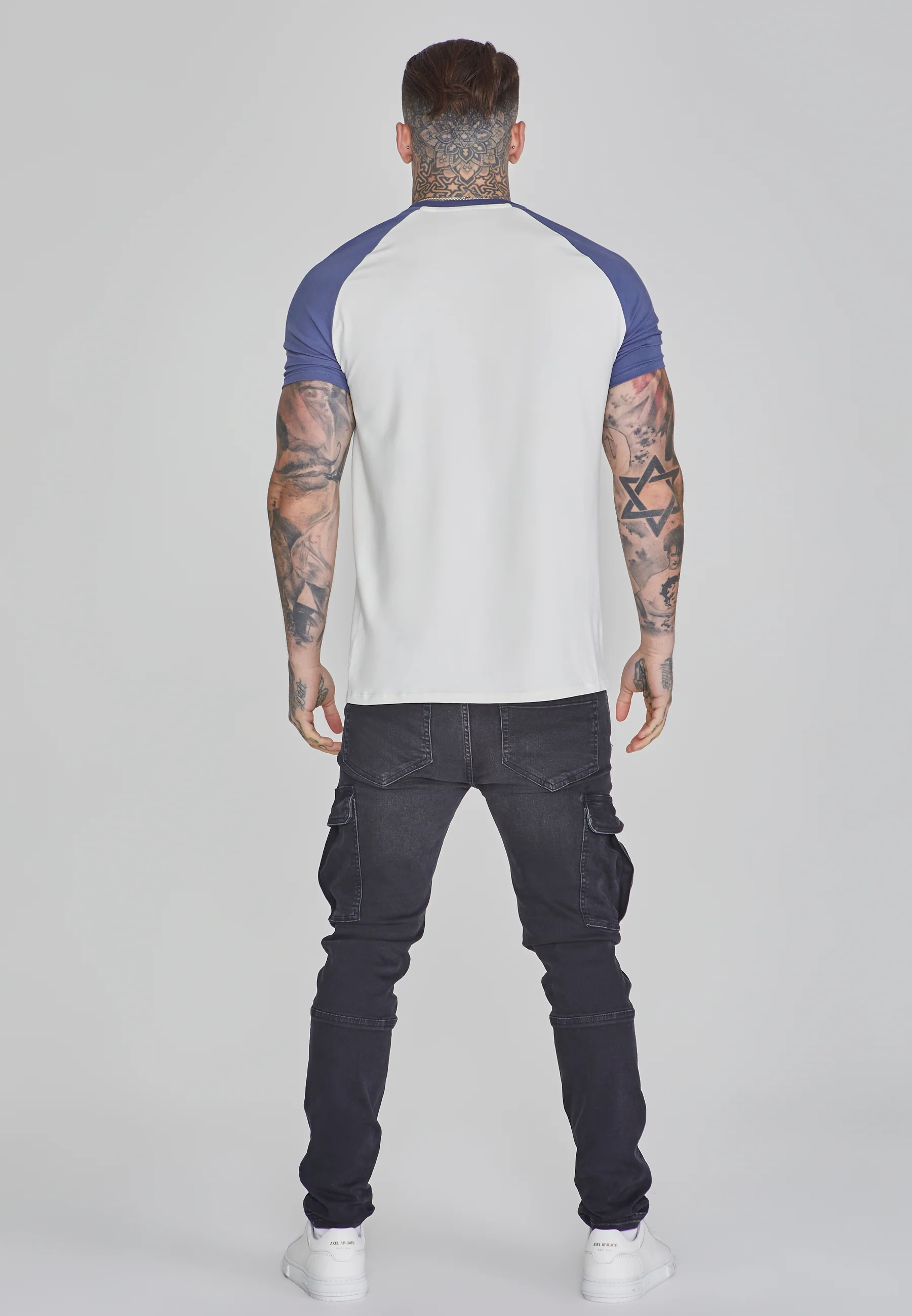 Ecru Blue Raglan T-Shirt - Image 5