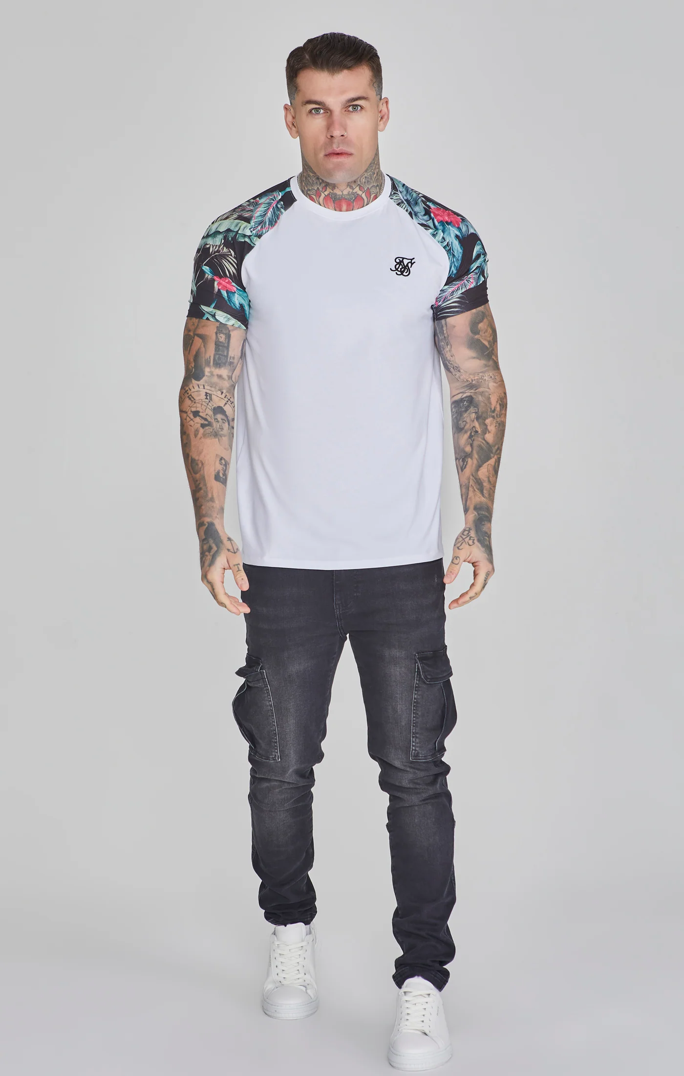 White Raglan T-Shirt - Image 2