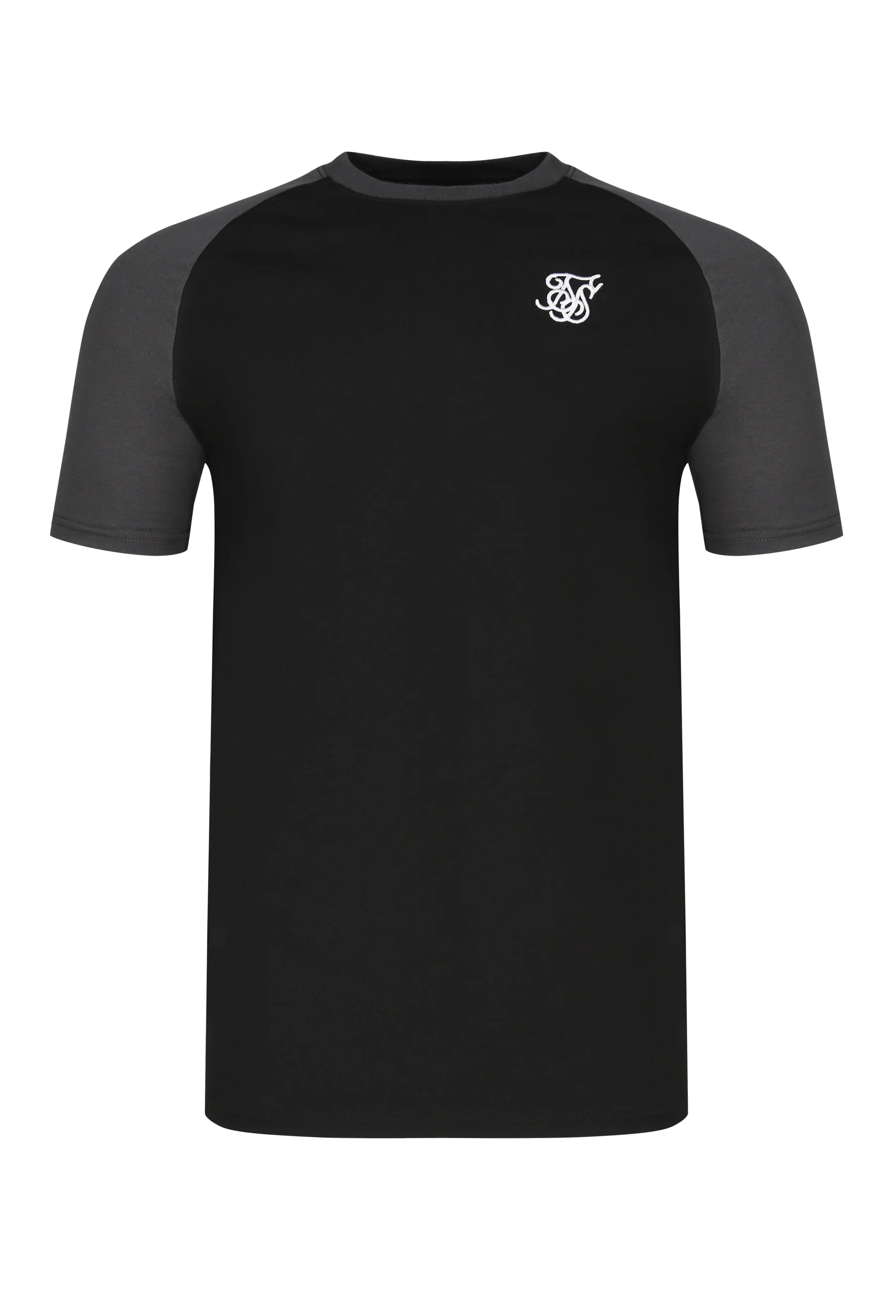 Black and Grey Raglan T-Shirt - Image 6