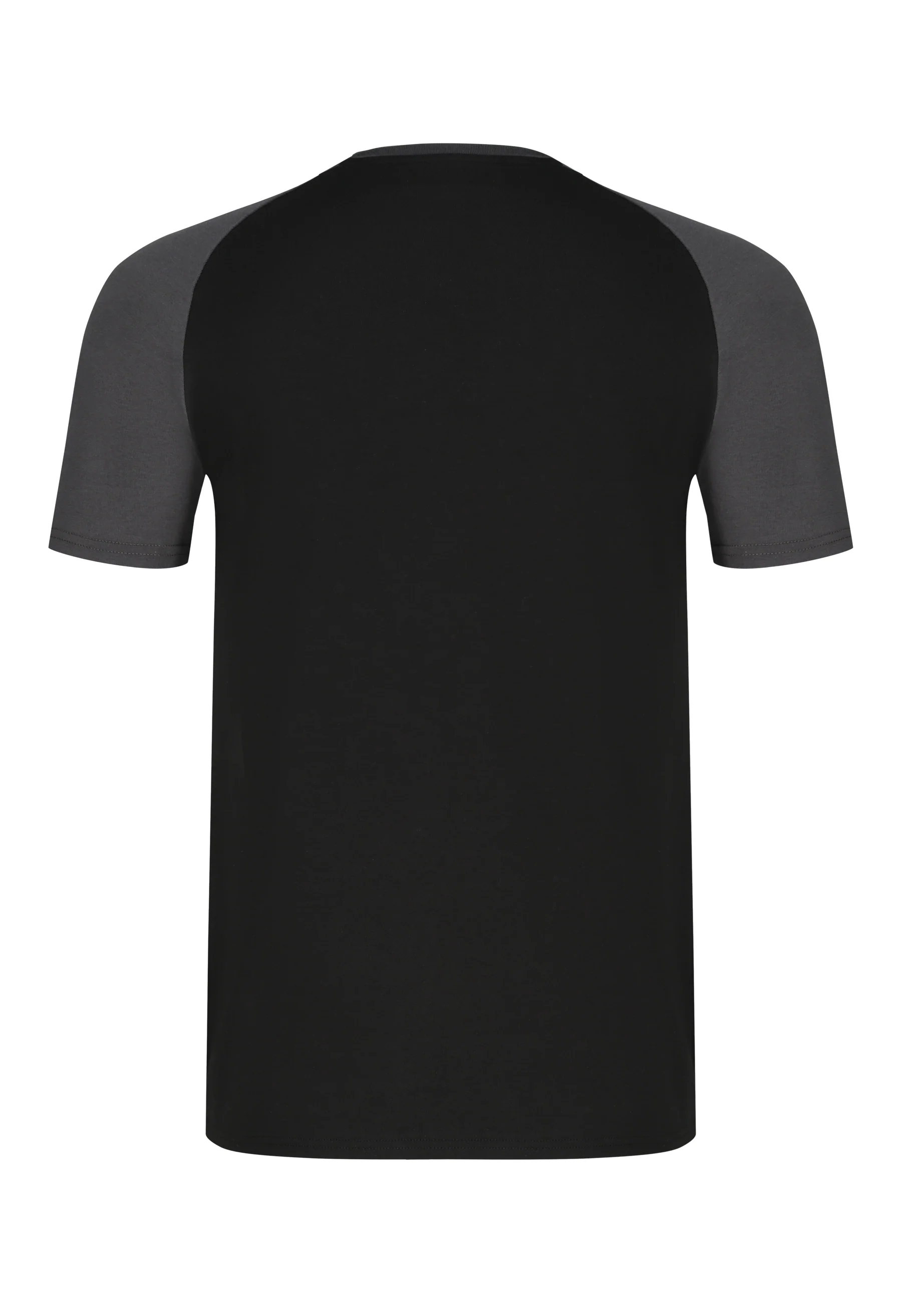 Black and Grey Raglan T-Shirt - Image 7
