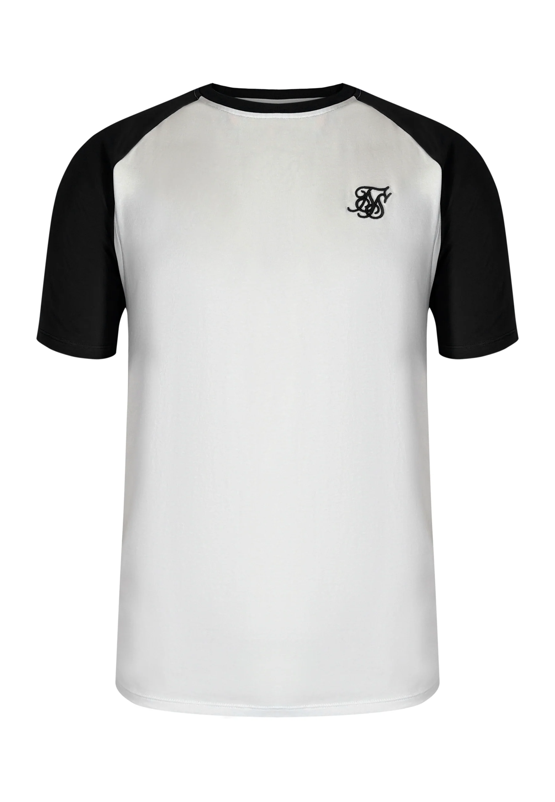 White and Black Raglan T-Shirt - Image 6