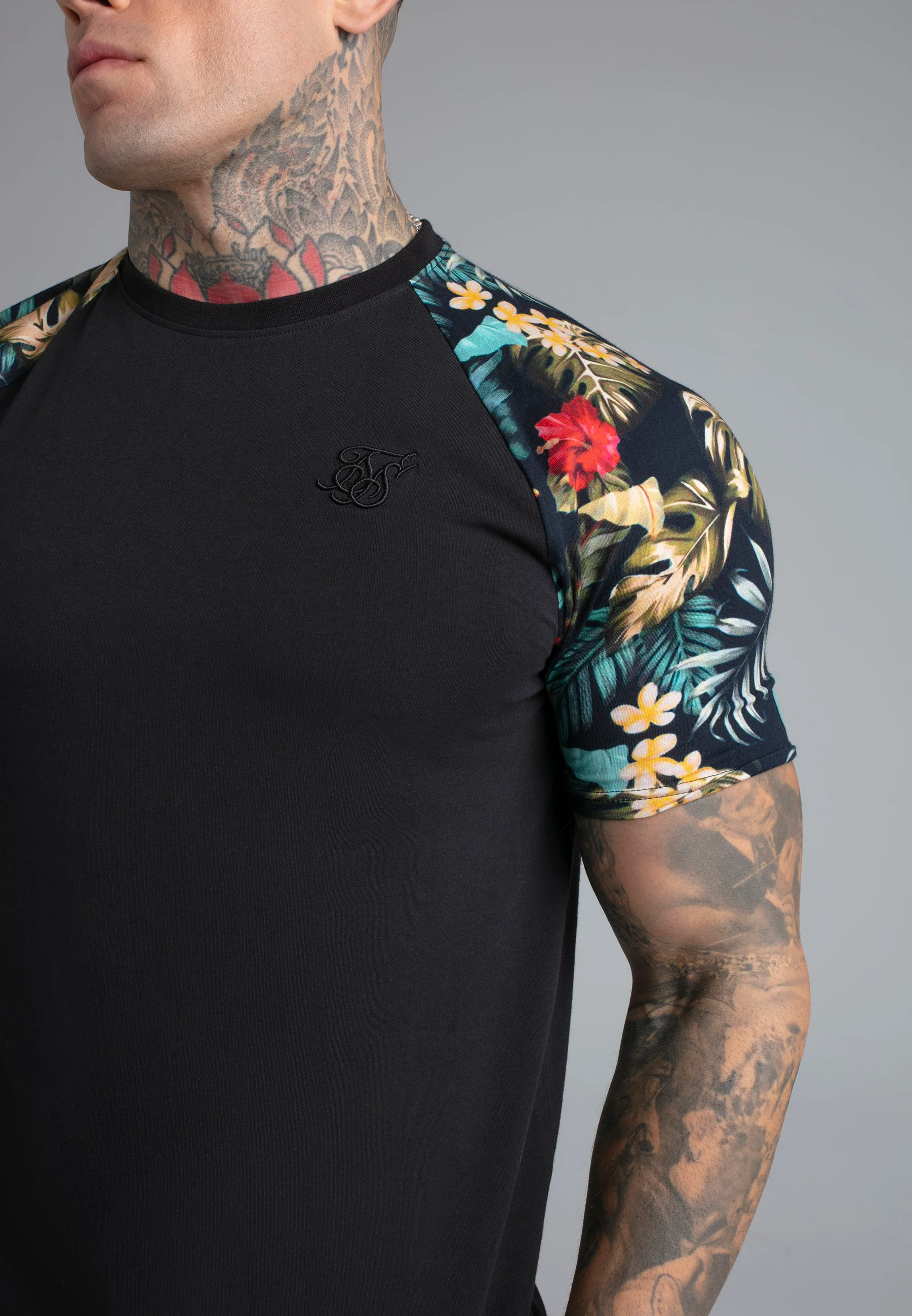 Black Raglan T-Shirt - Image 2