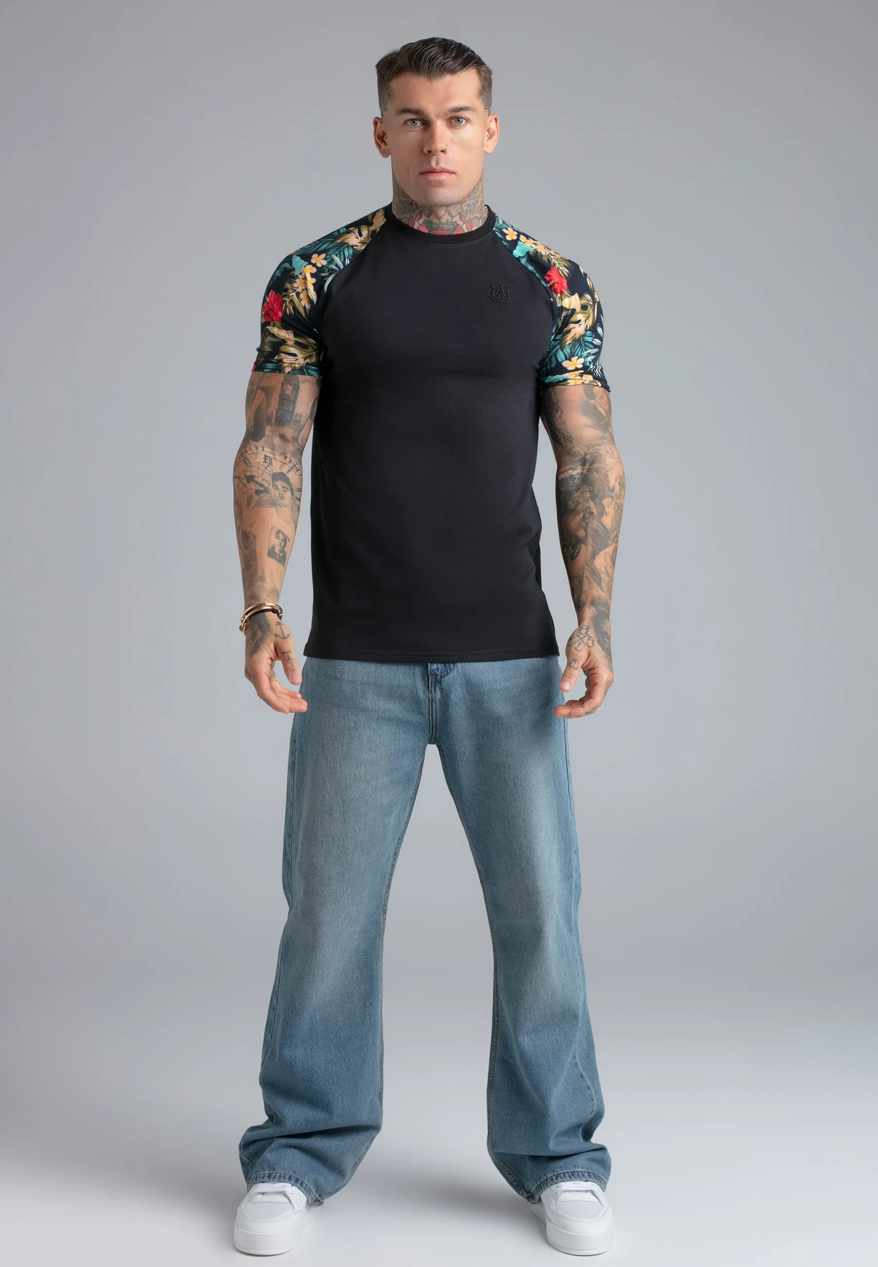 Black Raglan T-Shirt - Image 3