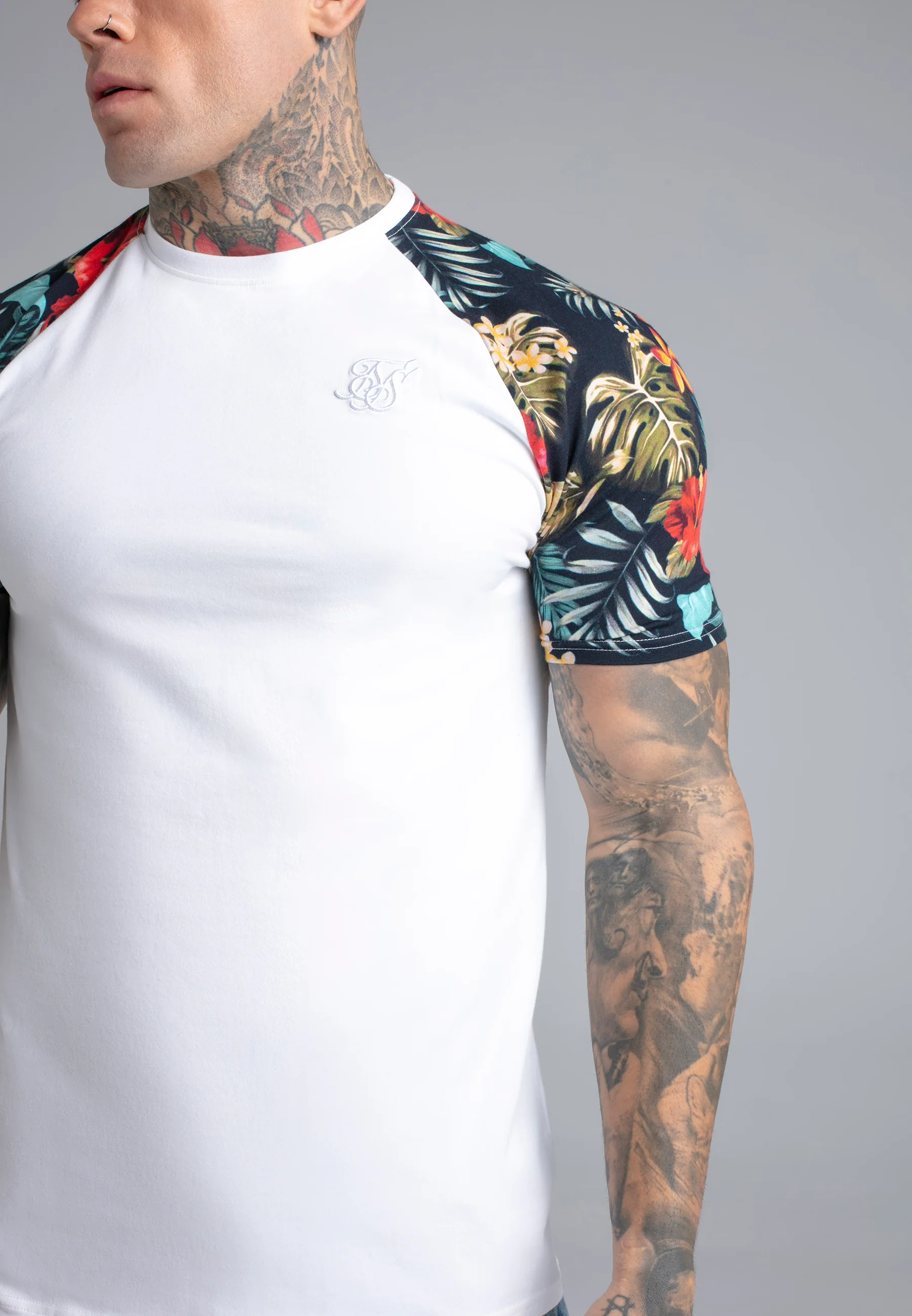 White Raglan T-Shirt - Image 2