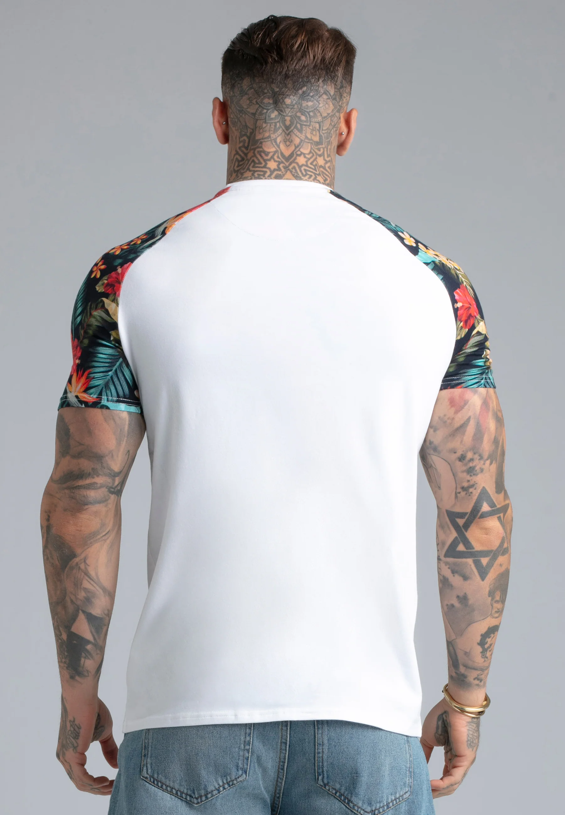 White Raglan T-Shirt - Image 5