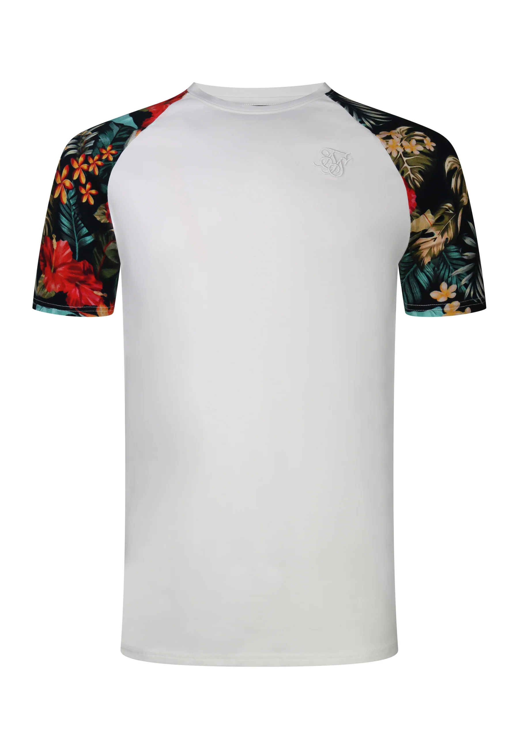 White Raglan T-Shirt - Image 6