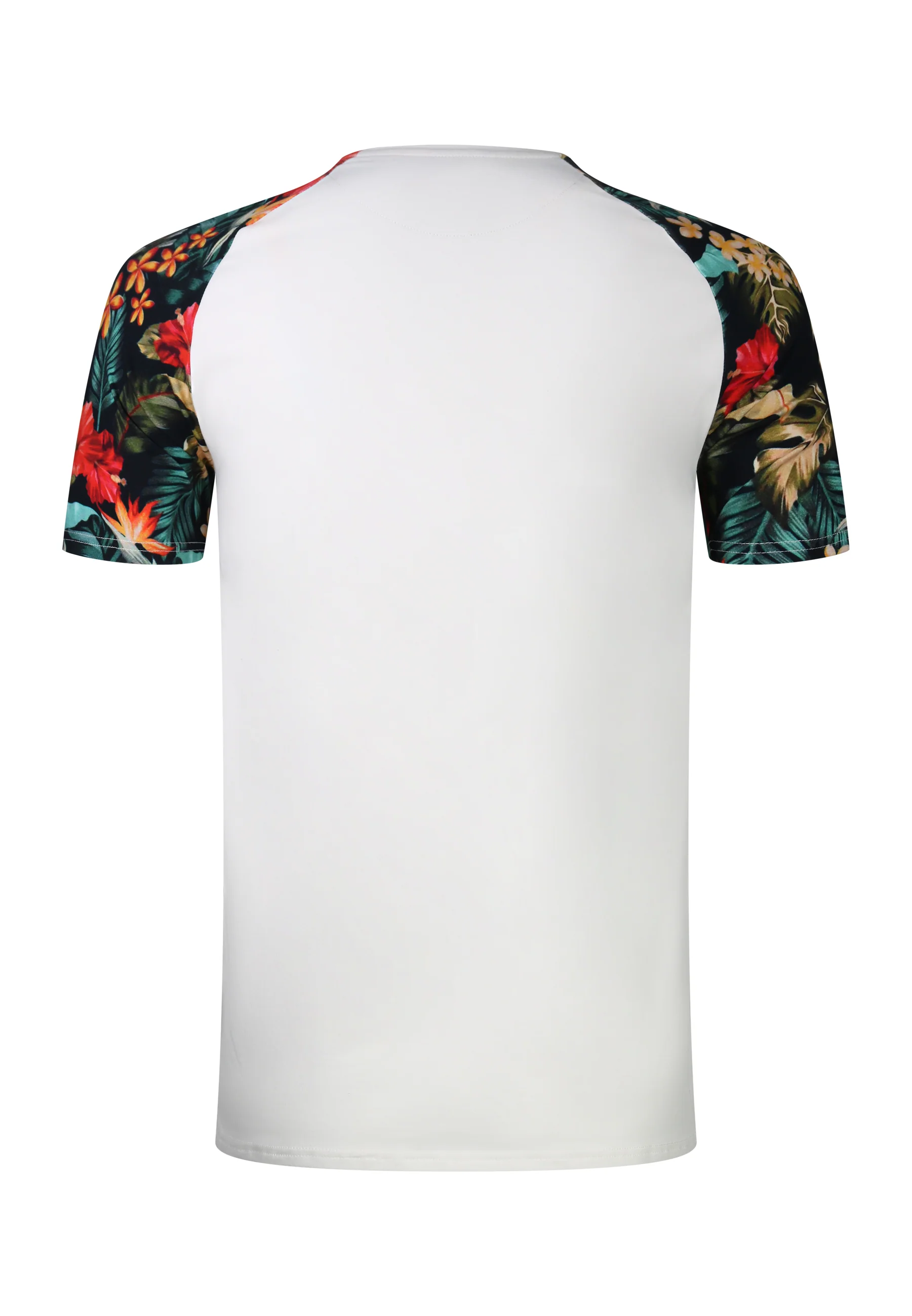 White Raglan T-Shirt - Image 7