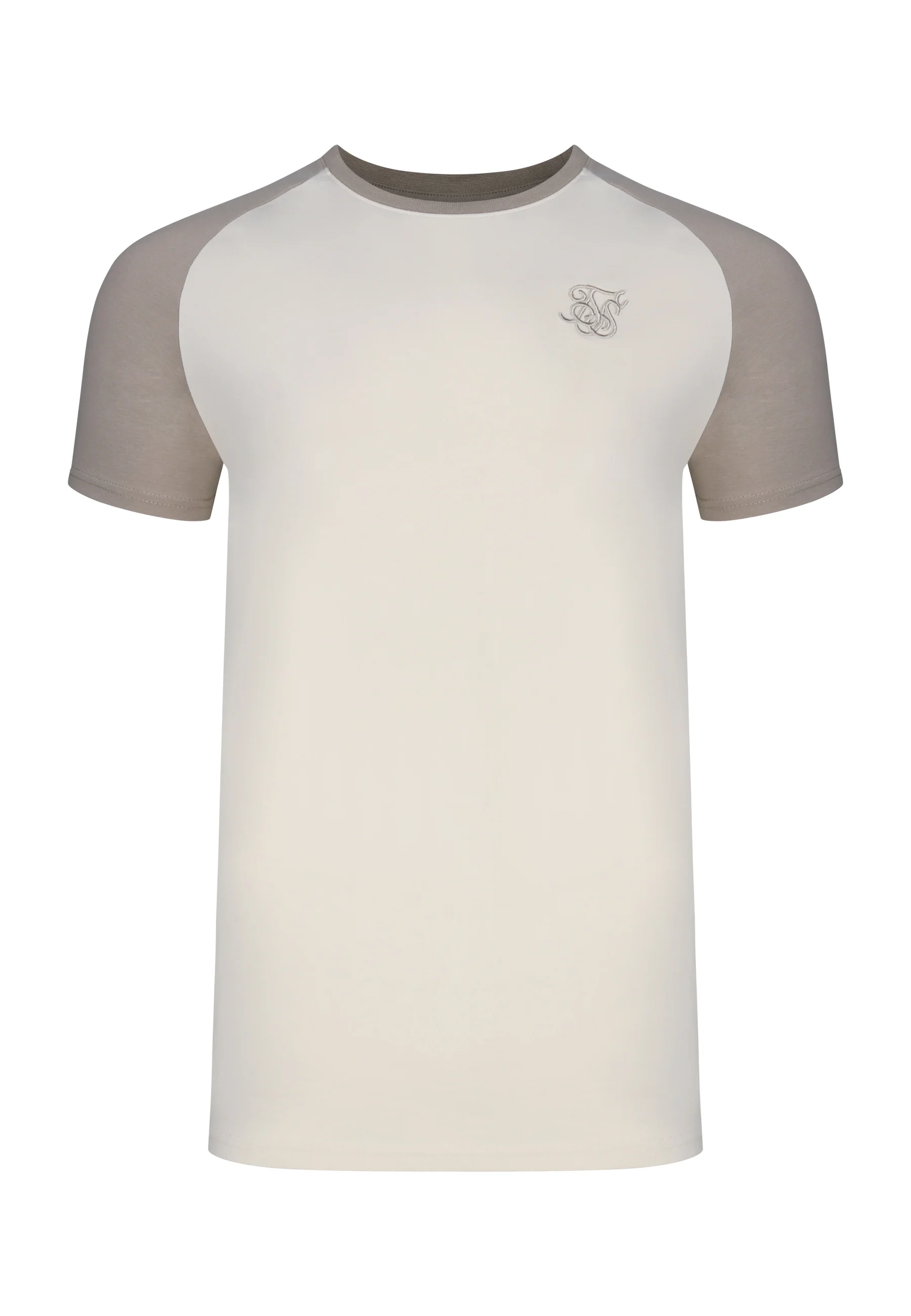 Ecru and Stone Raglan T-Shirt - Image 6
