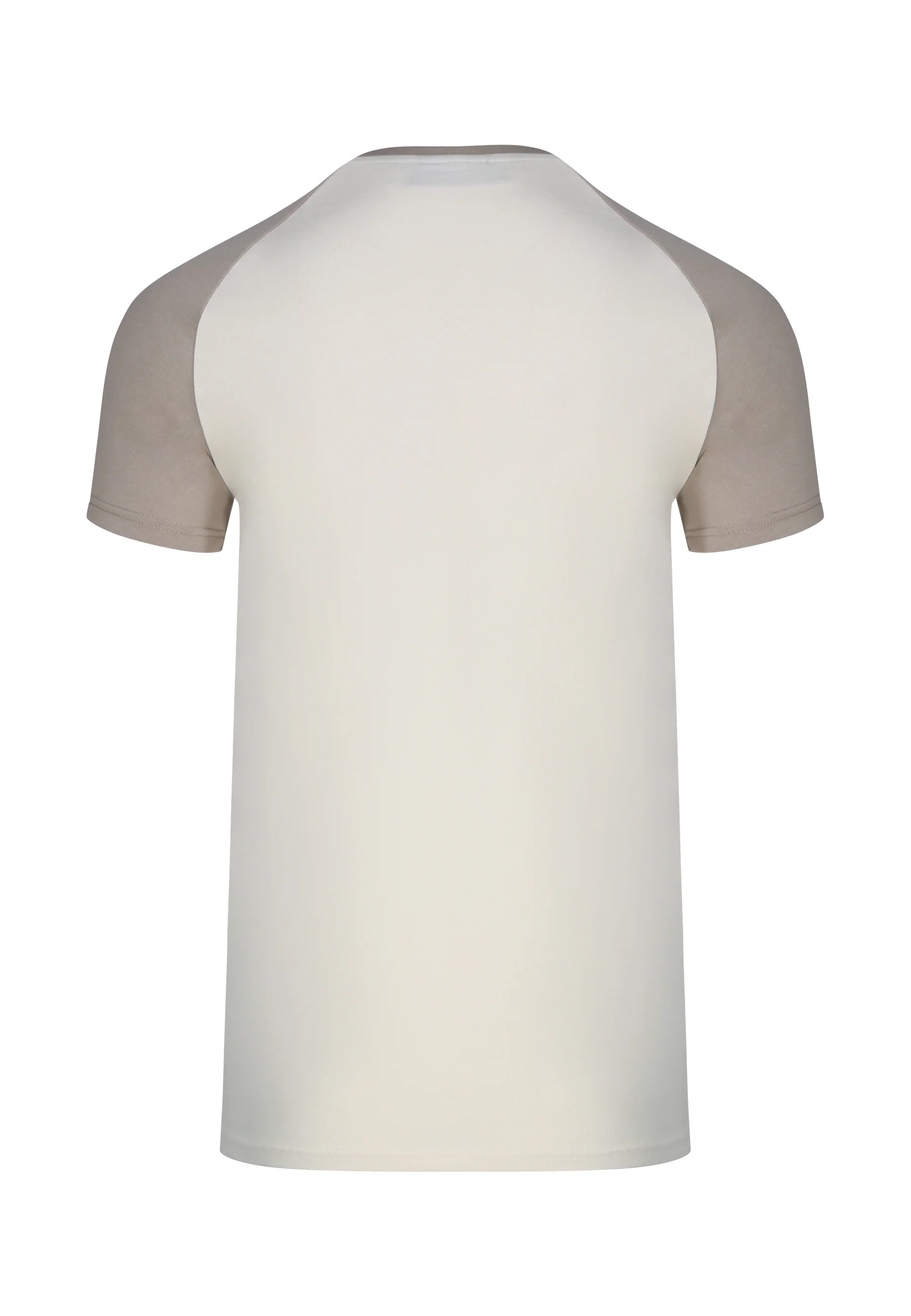 Ecru and Stone Raglan T-Shirt - Image 7