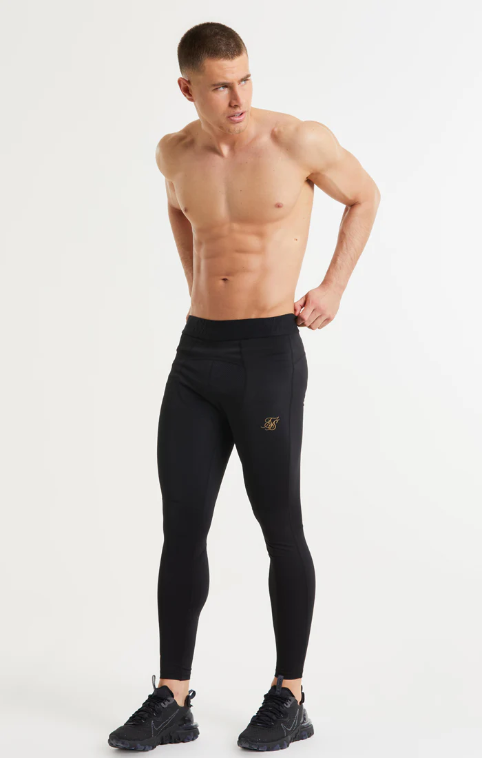 SikSilk Rapid Compression Pants – Black - Image 4