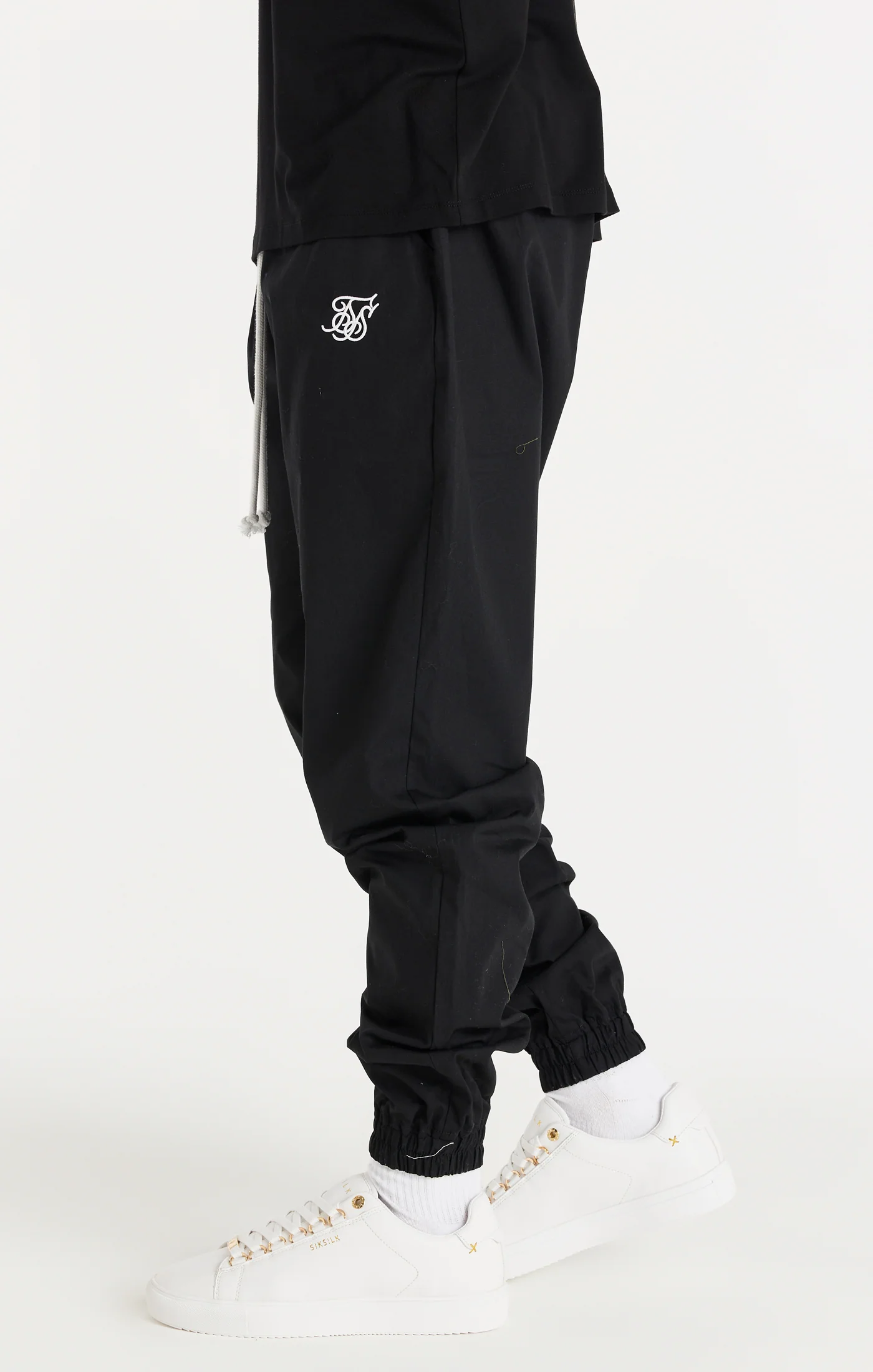Black Relaxed Fit Trousers - Image 2