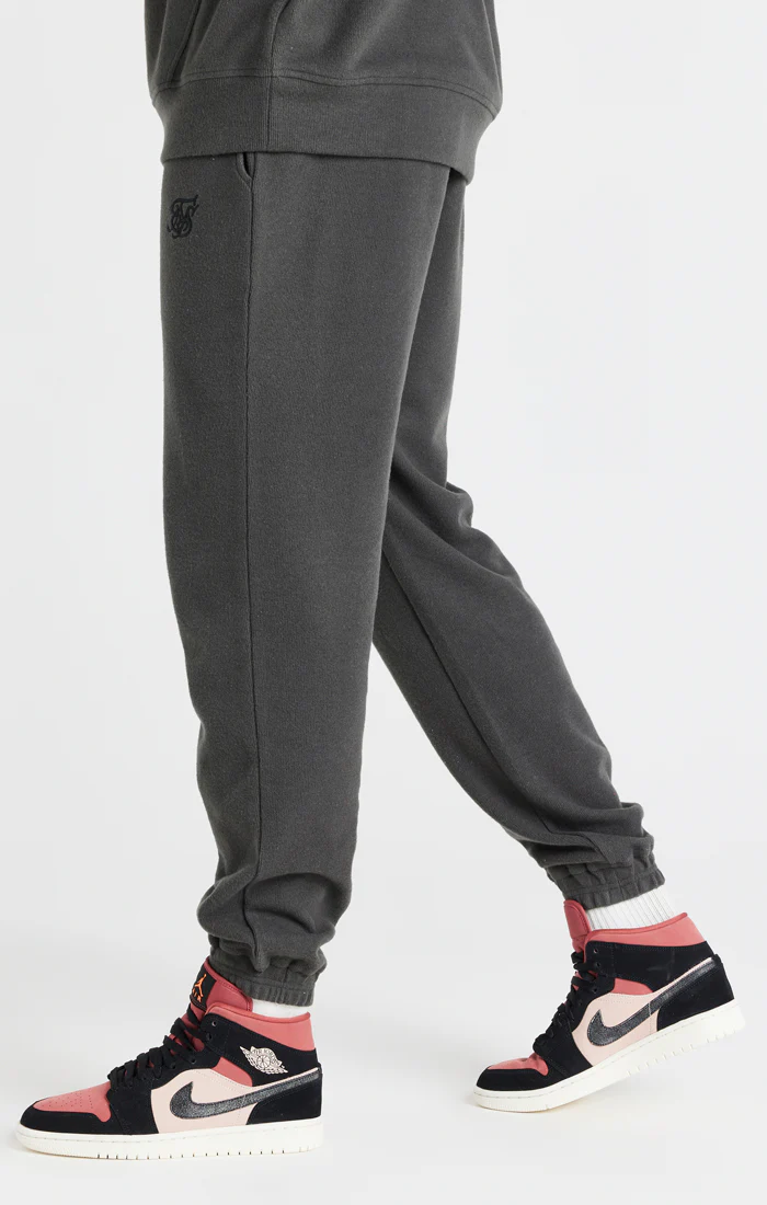 Grey Relaxed Rib Pant - Image 2