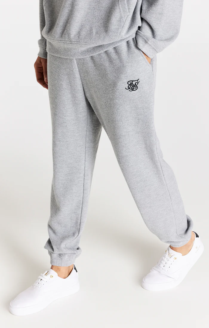 Grey Relaxed Rib Pant - Image 2