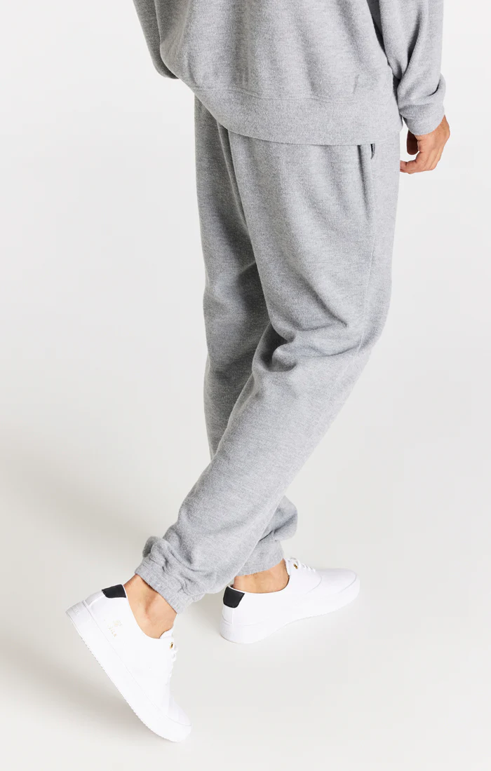 Grey Relaxed Rib Pant - Image 3
