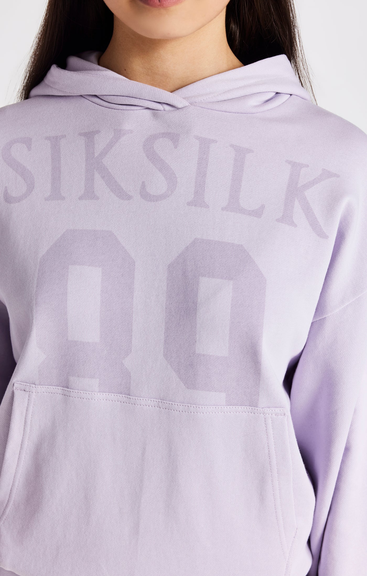 Girls Purple Relaxed Fit 89 Hoodie - Image 2
