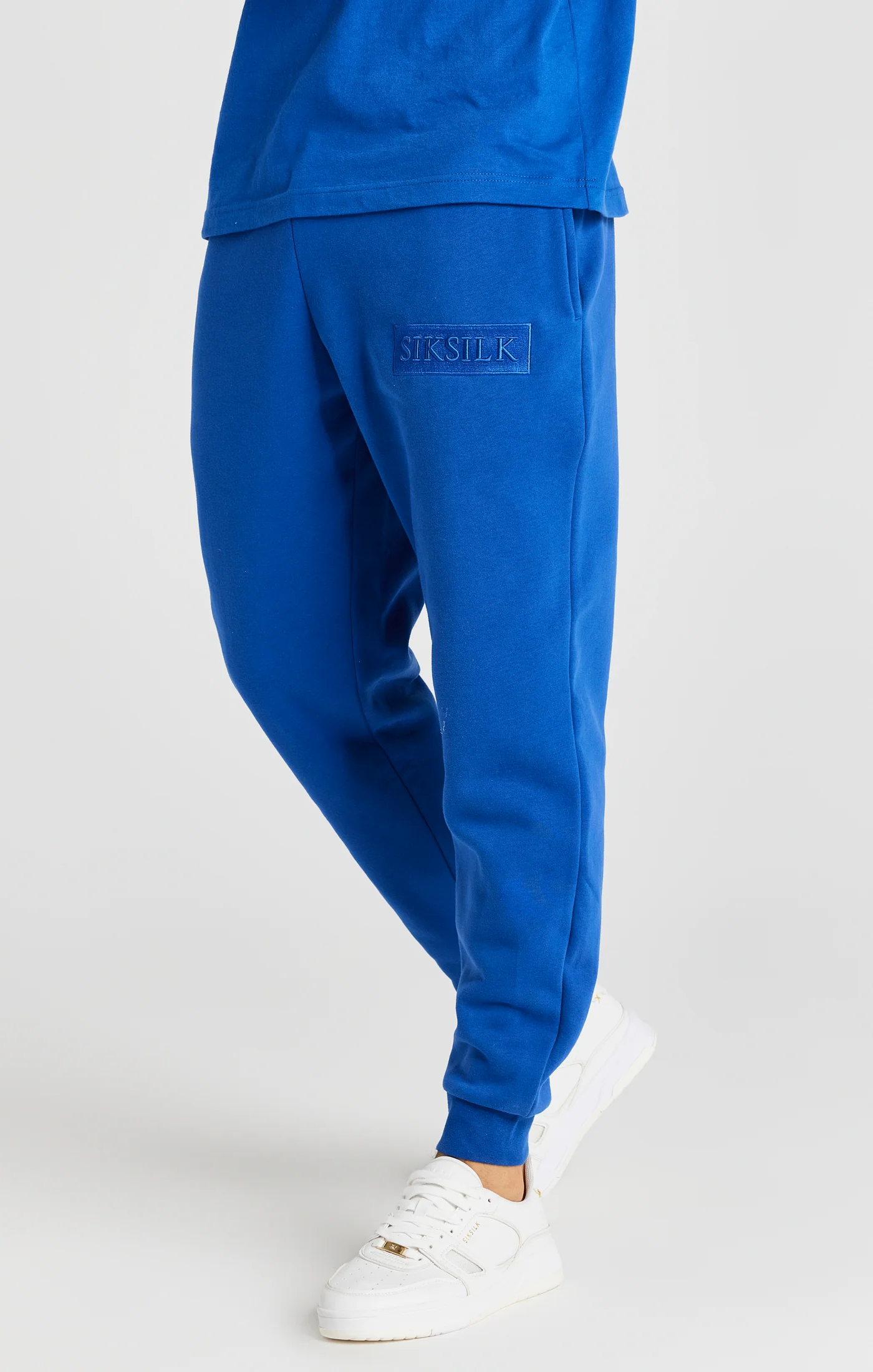 Blue Relaxed Fit Cuffed Jogger - Image 2
