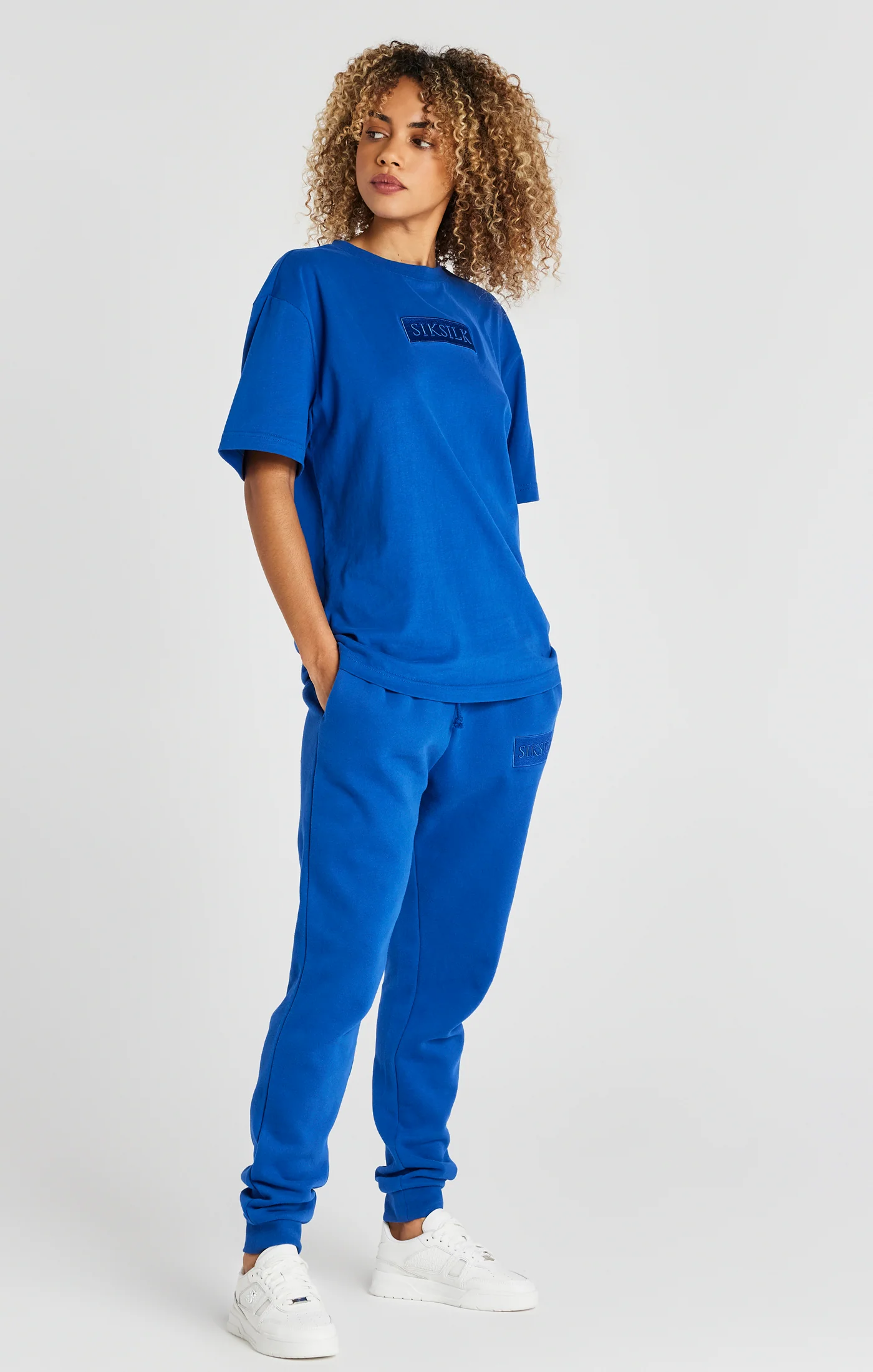 Blue Relaxed Fit Cuffed Jogger - Image 6