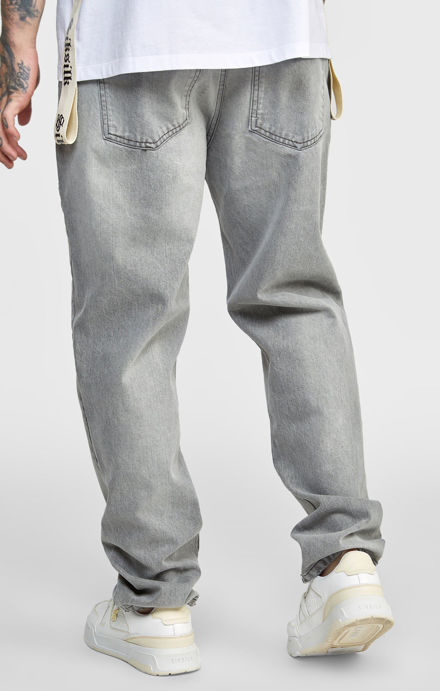 Grey Relaxed Fit Cargo Short - Image 4