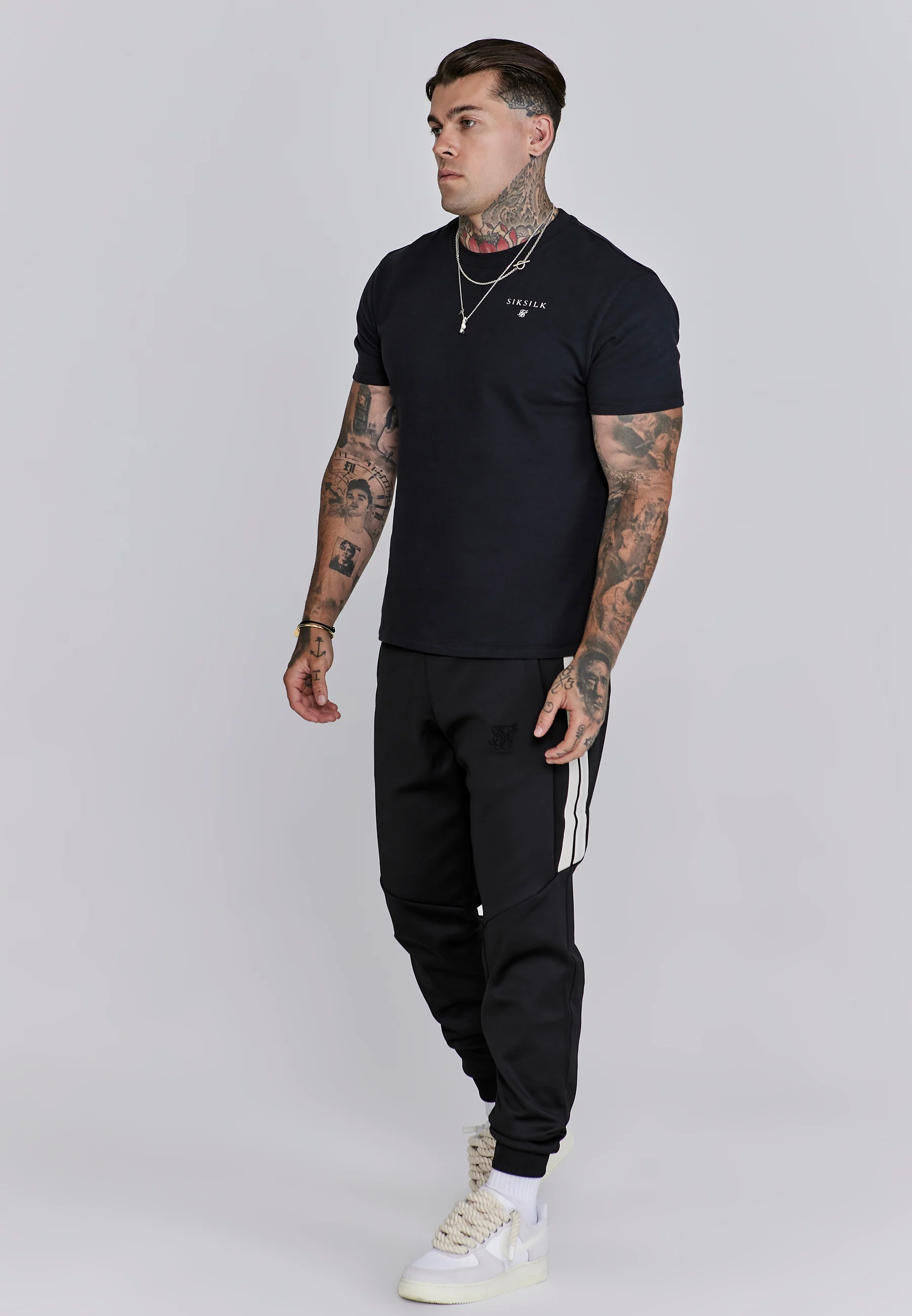 Black Relaxed Fit Joggers - Image 2