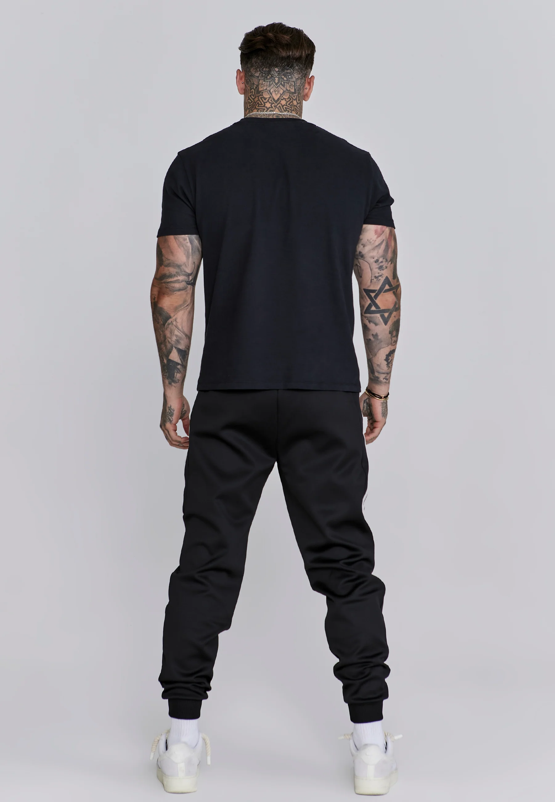 Black Relaxed Fit Joggers - Image 3