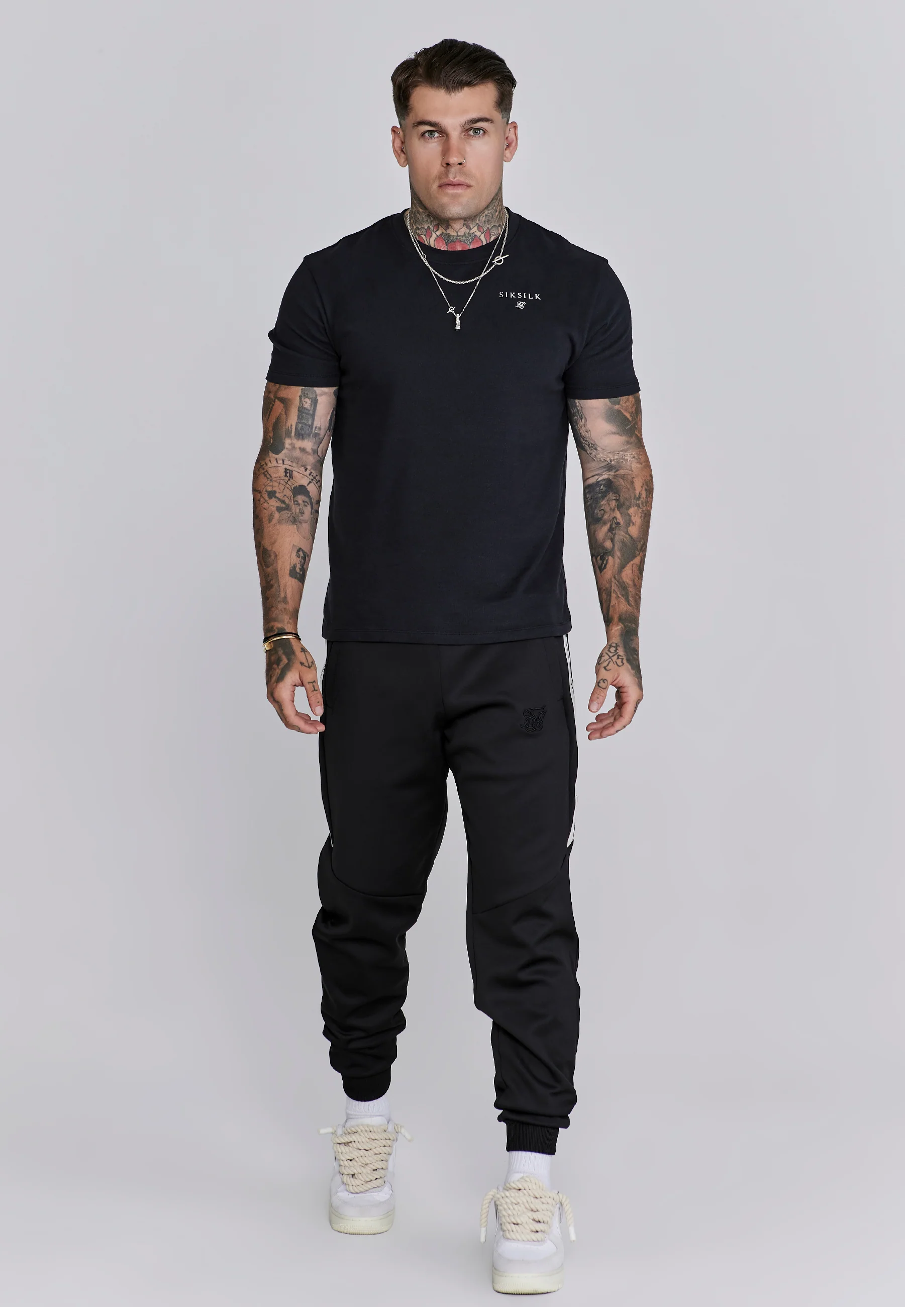 Black Relaxed Fit Joggers - Image 4