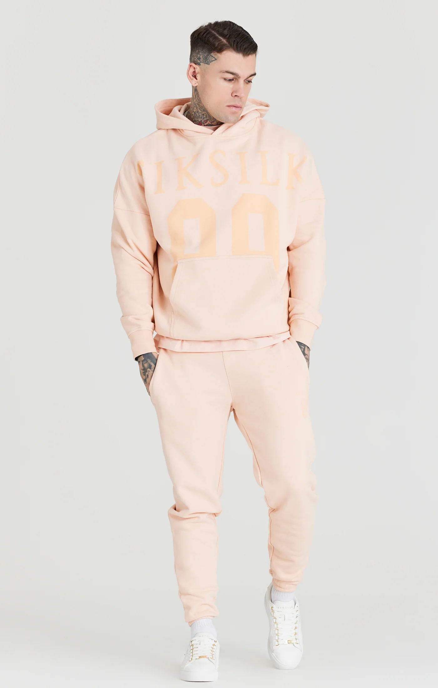 Pink Relaxed Fit Overhead Hoodie - Image 2