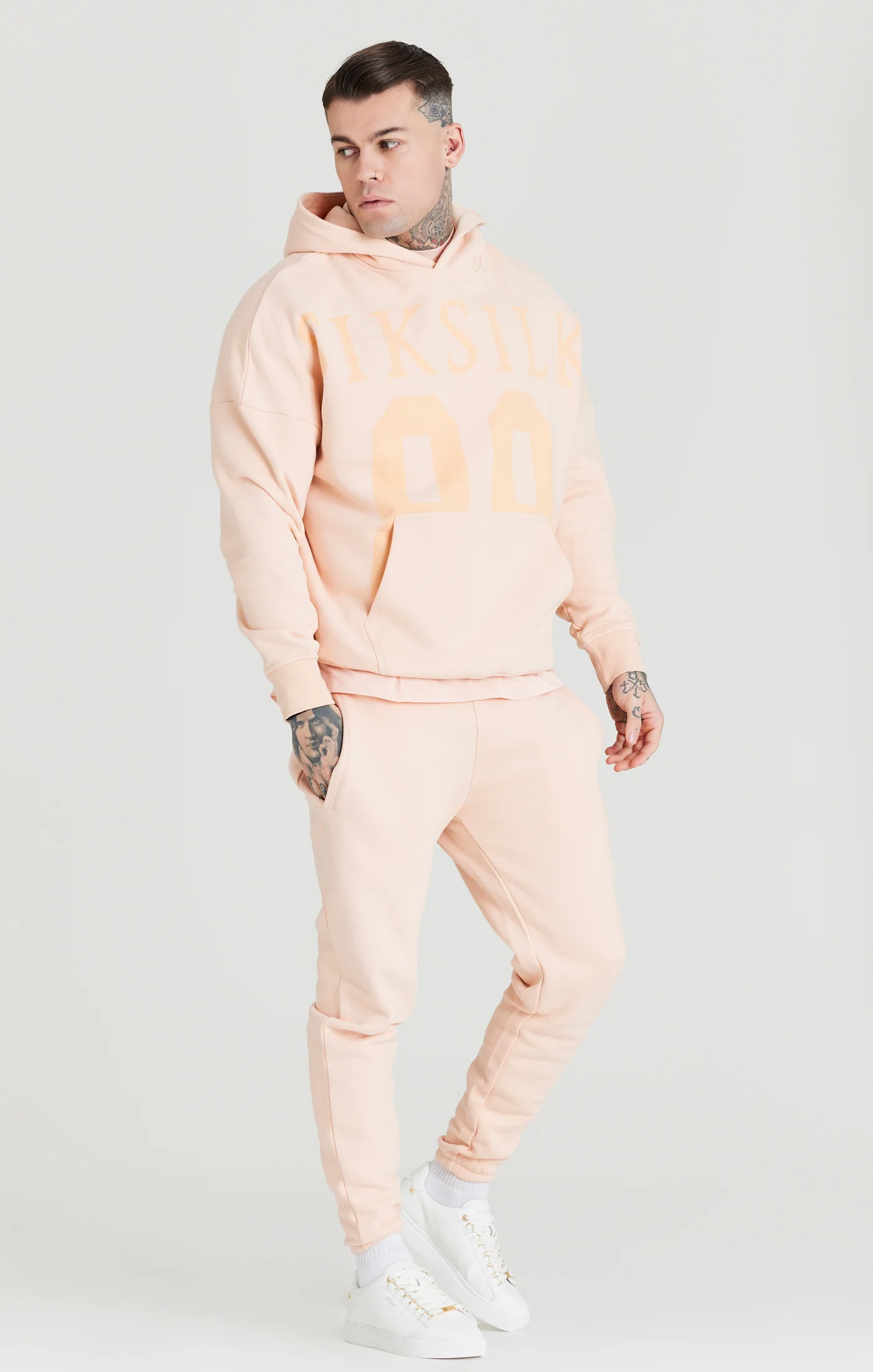 Pink Relaxed Fit Overhead Hoodie - Image 3