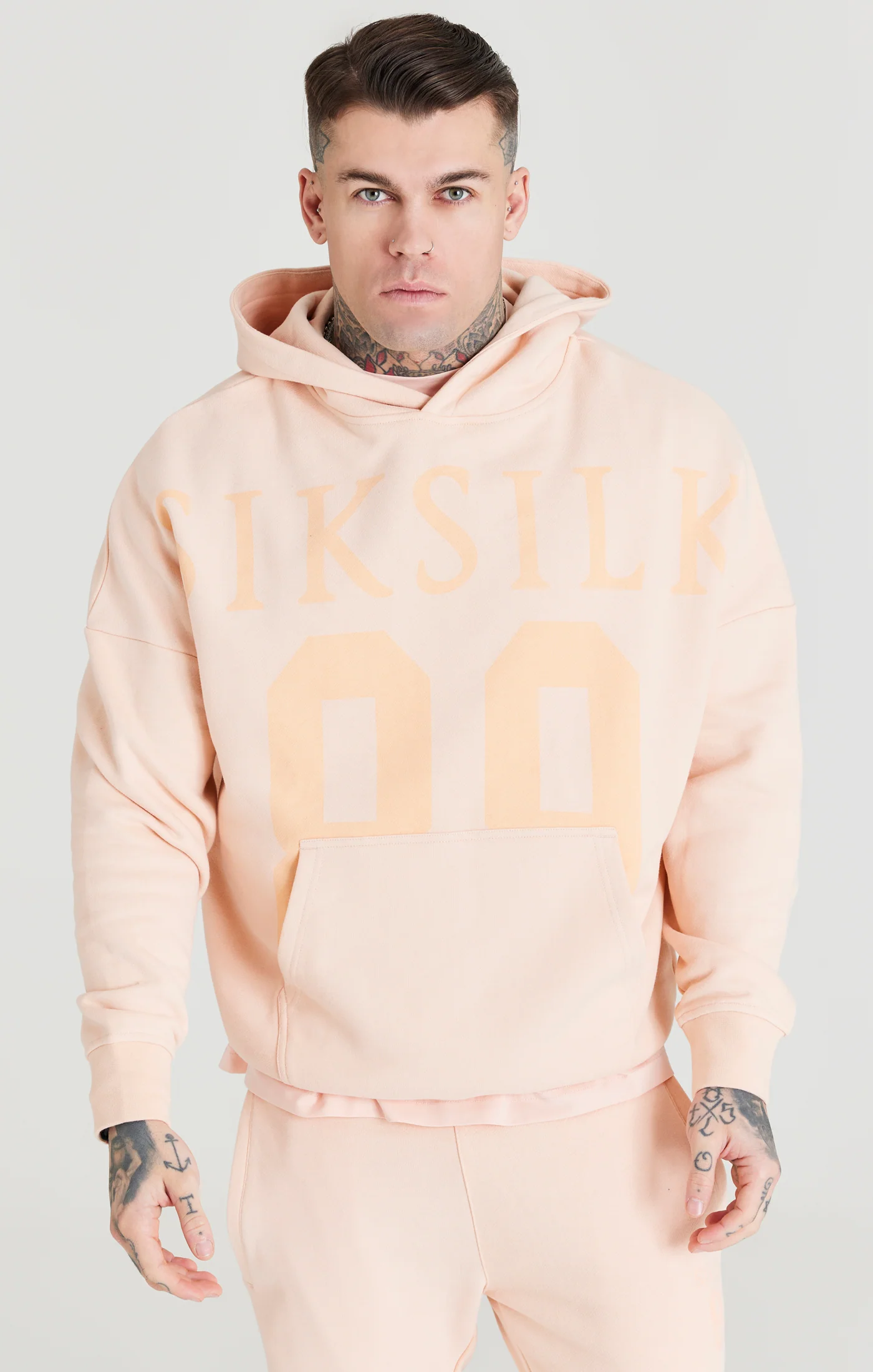 Pink Relaxed Fit Overhead Hoodie - Image 5