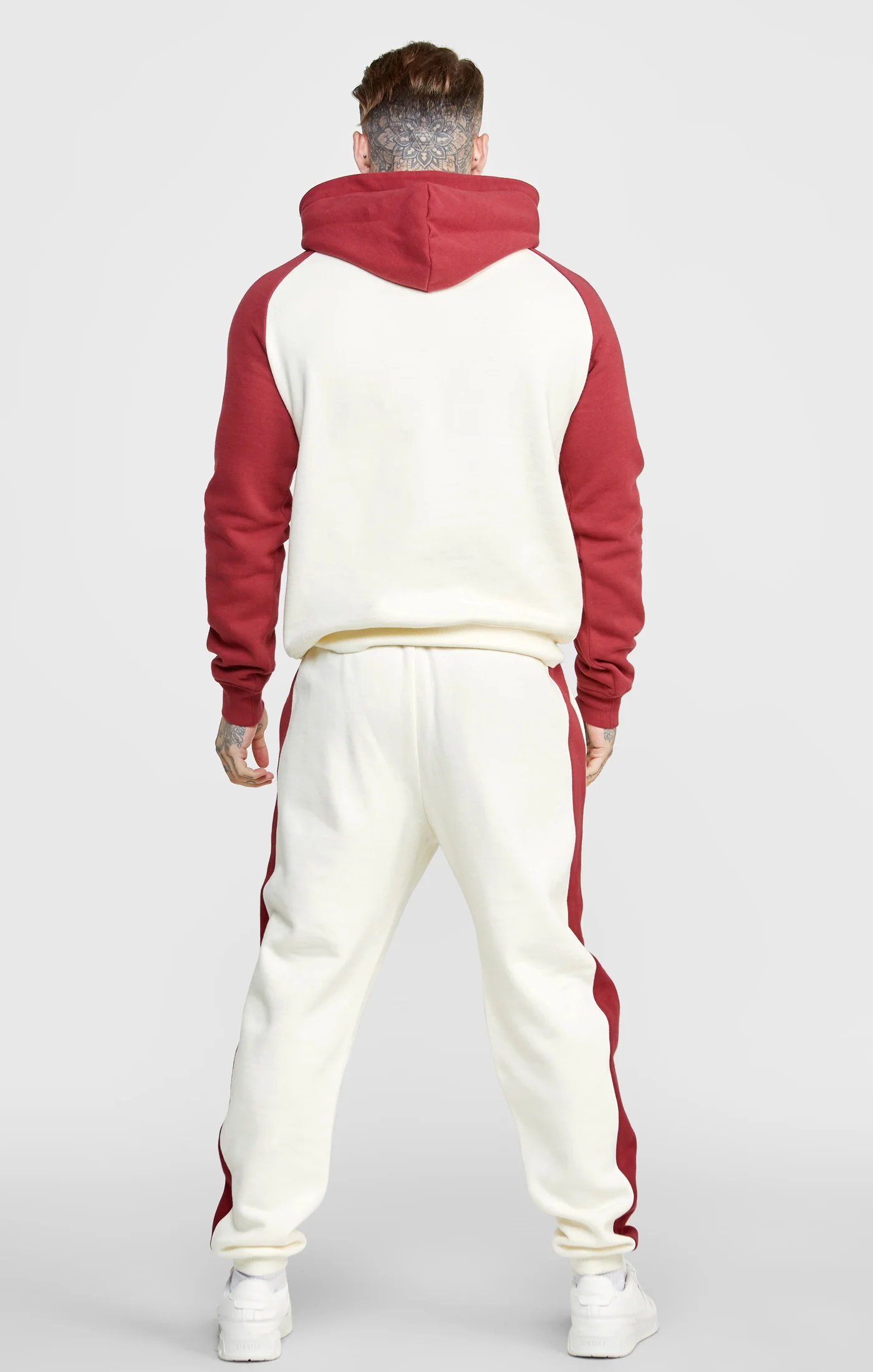 Ecru Relaxed Fit Panelled Jogger - Image 5