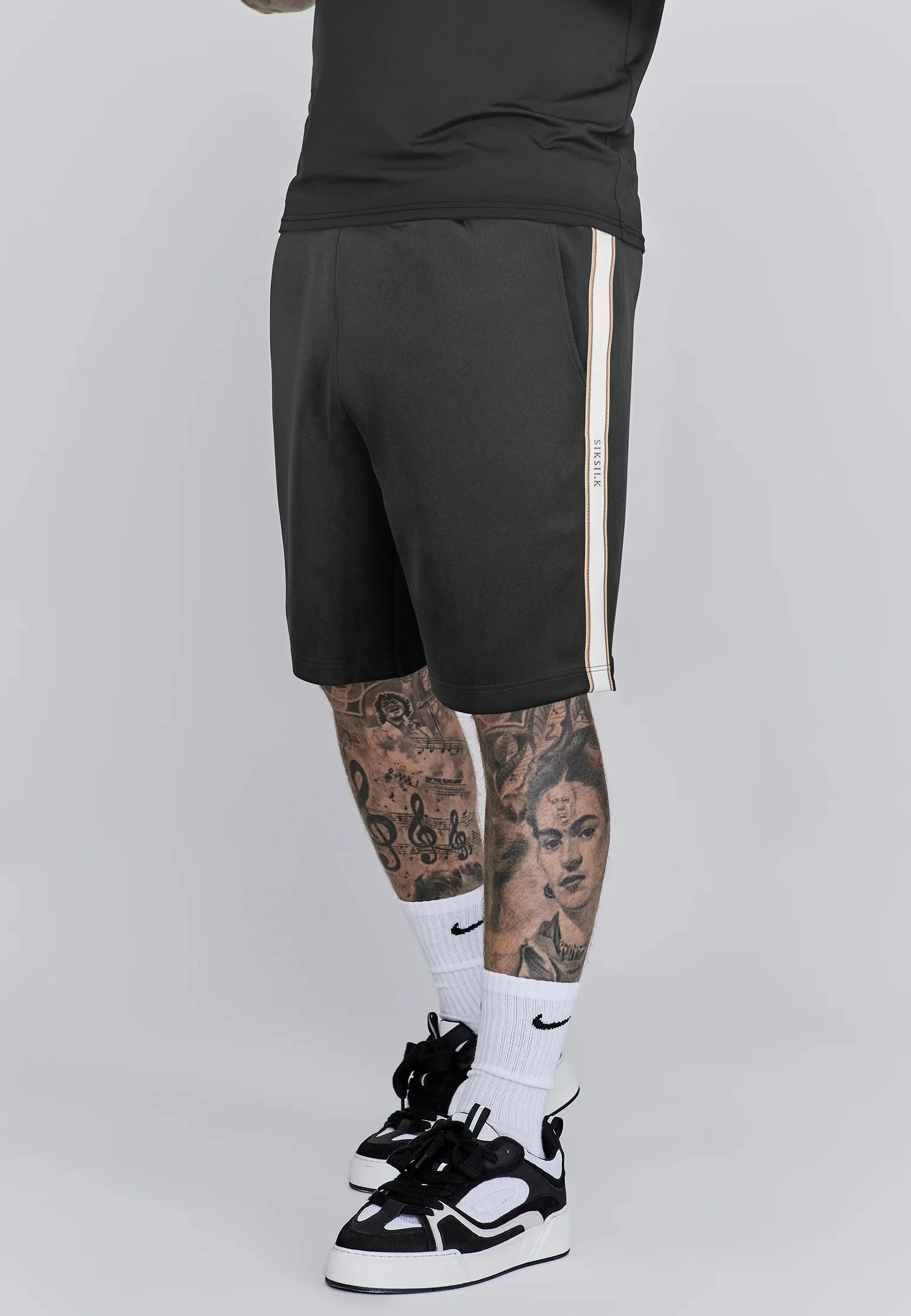 Black Relaxed Fit Shorts - Image 2