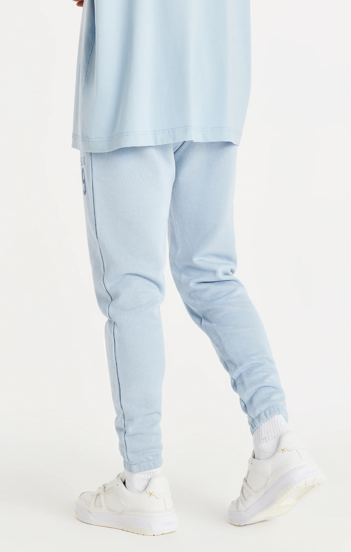Blue Relaxed Fit Cuff Jogger - Image 3