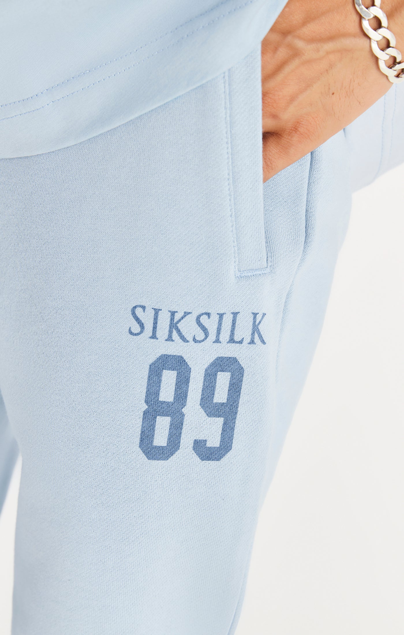 Blue Relaxed Fit Cuff Jogger - Image 4