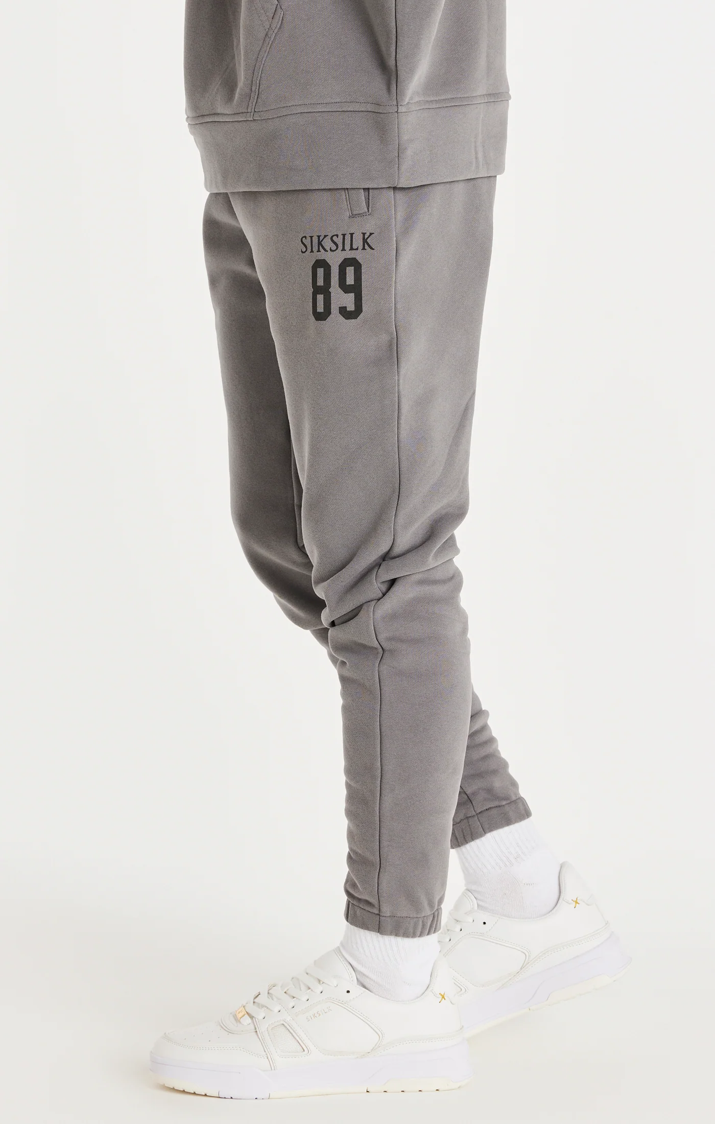 Grey Relaxed Fit Cuff Jogger - Image 2