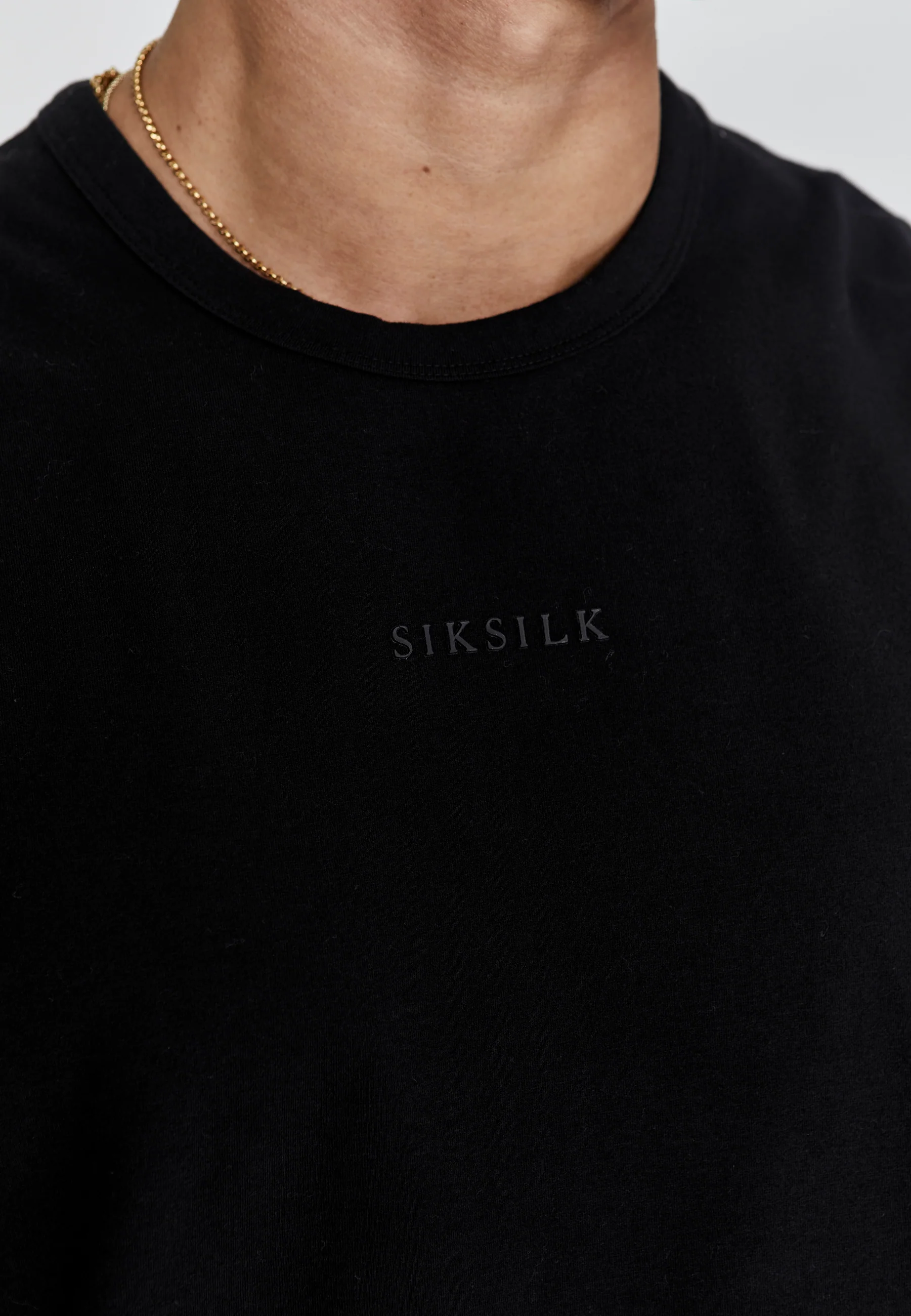 Black Relaxed Fit Vest - Image 3