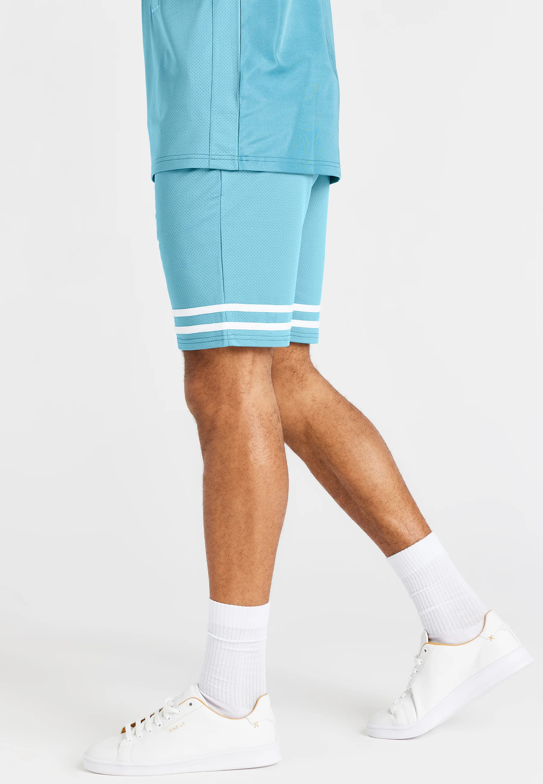 Teal Relaxed Mesh Short - Image 2