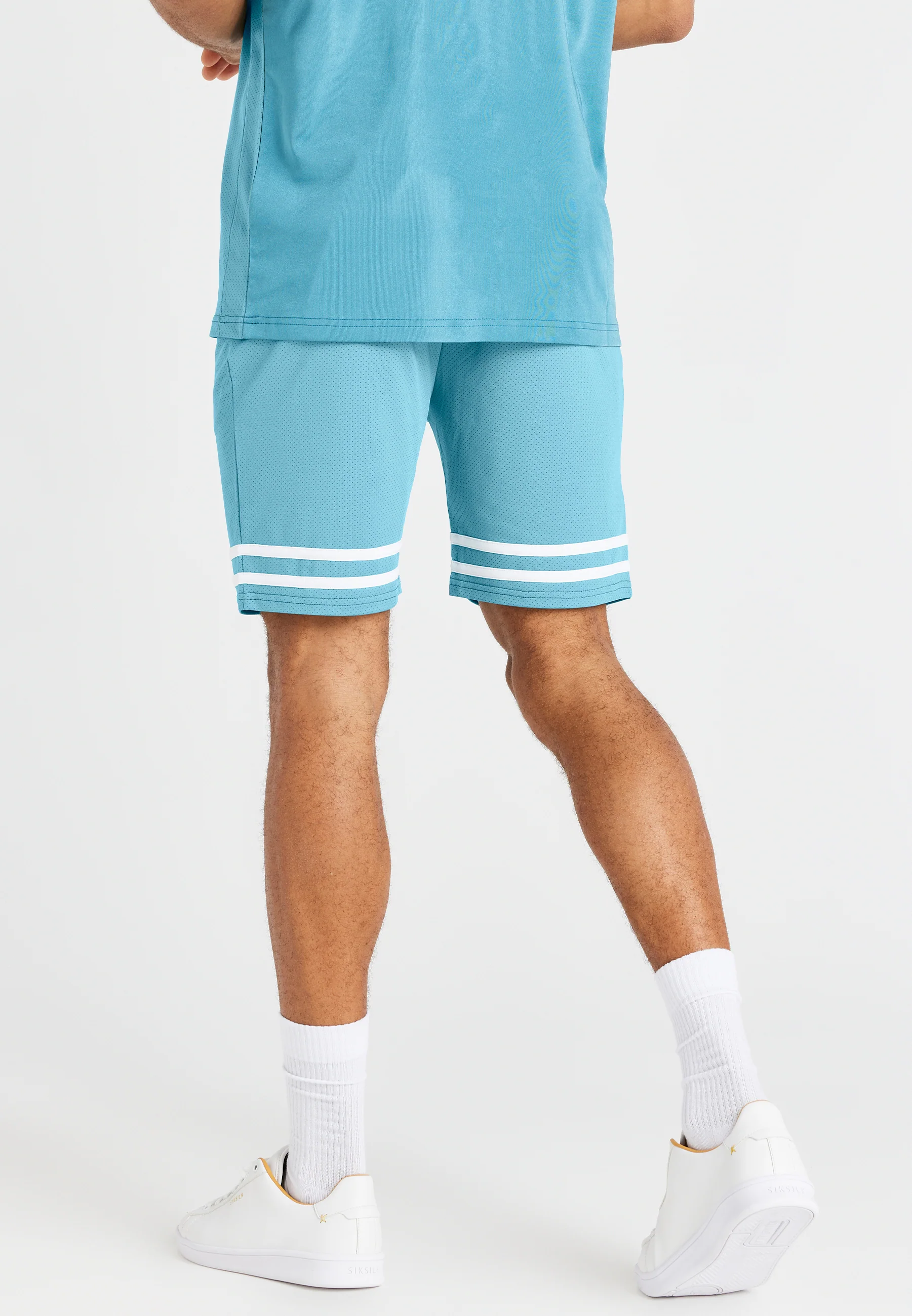 Teal Relaxed Mesh Short - Image 3